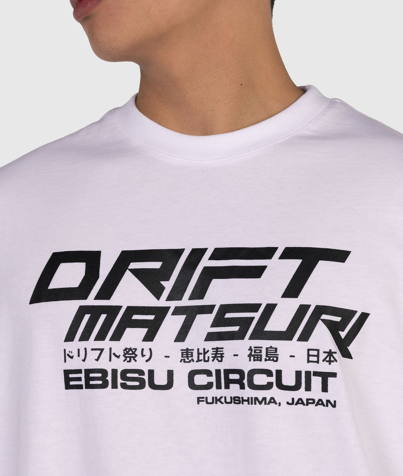 Drift Matsuri Track Tee - White - Image 7