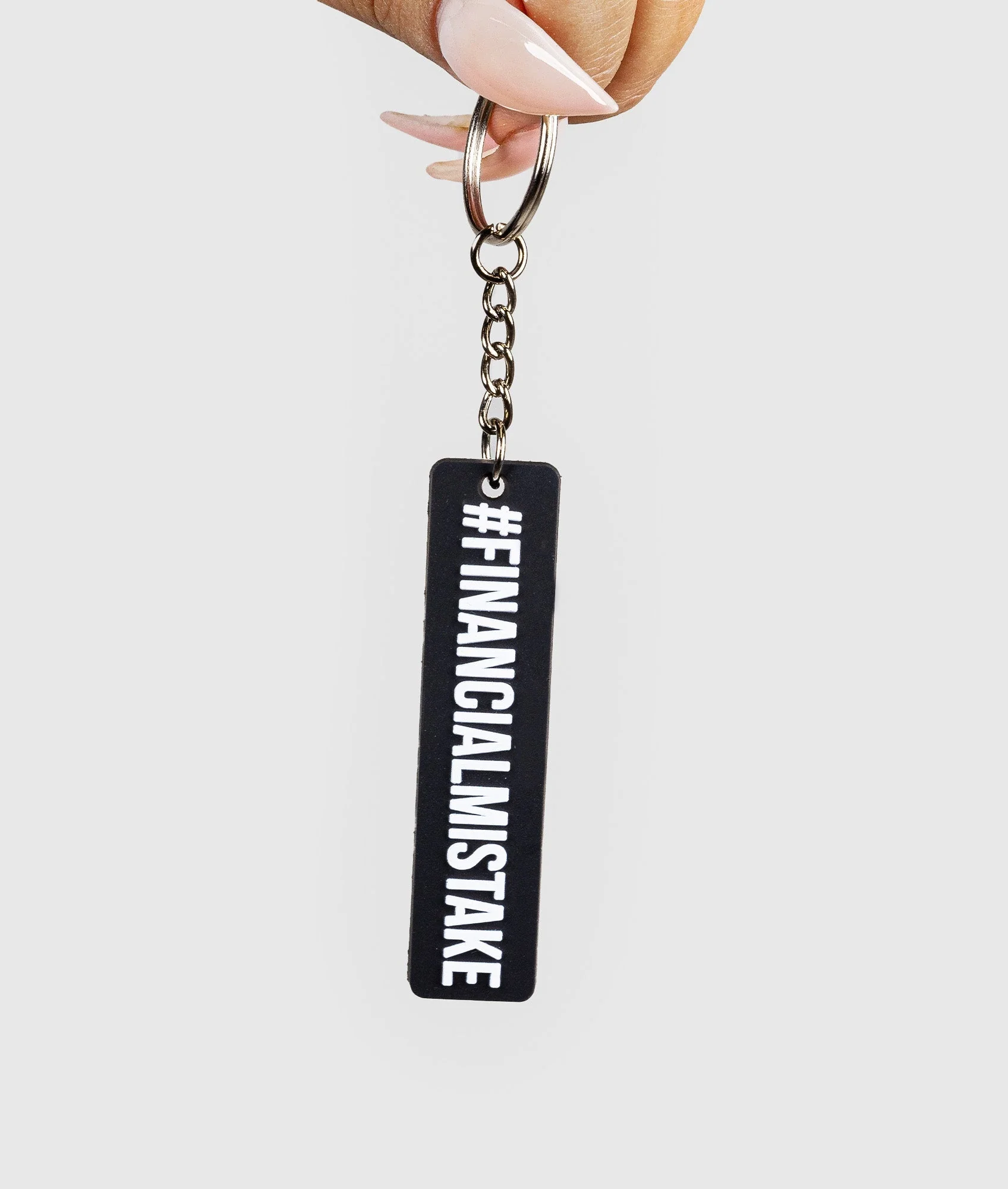 Financial Mistake Rubber Key Ring - Image 3