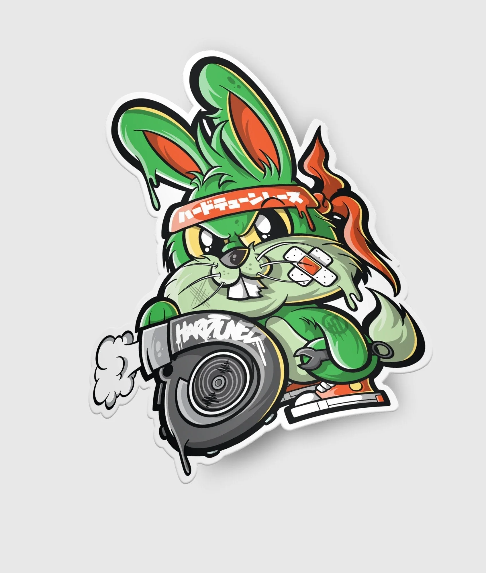 Halloween Bunny Turbo Sticker