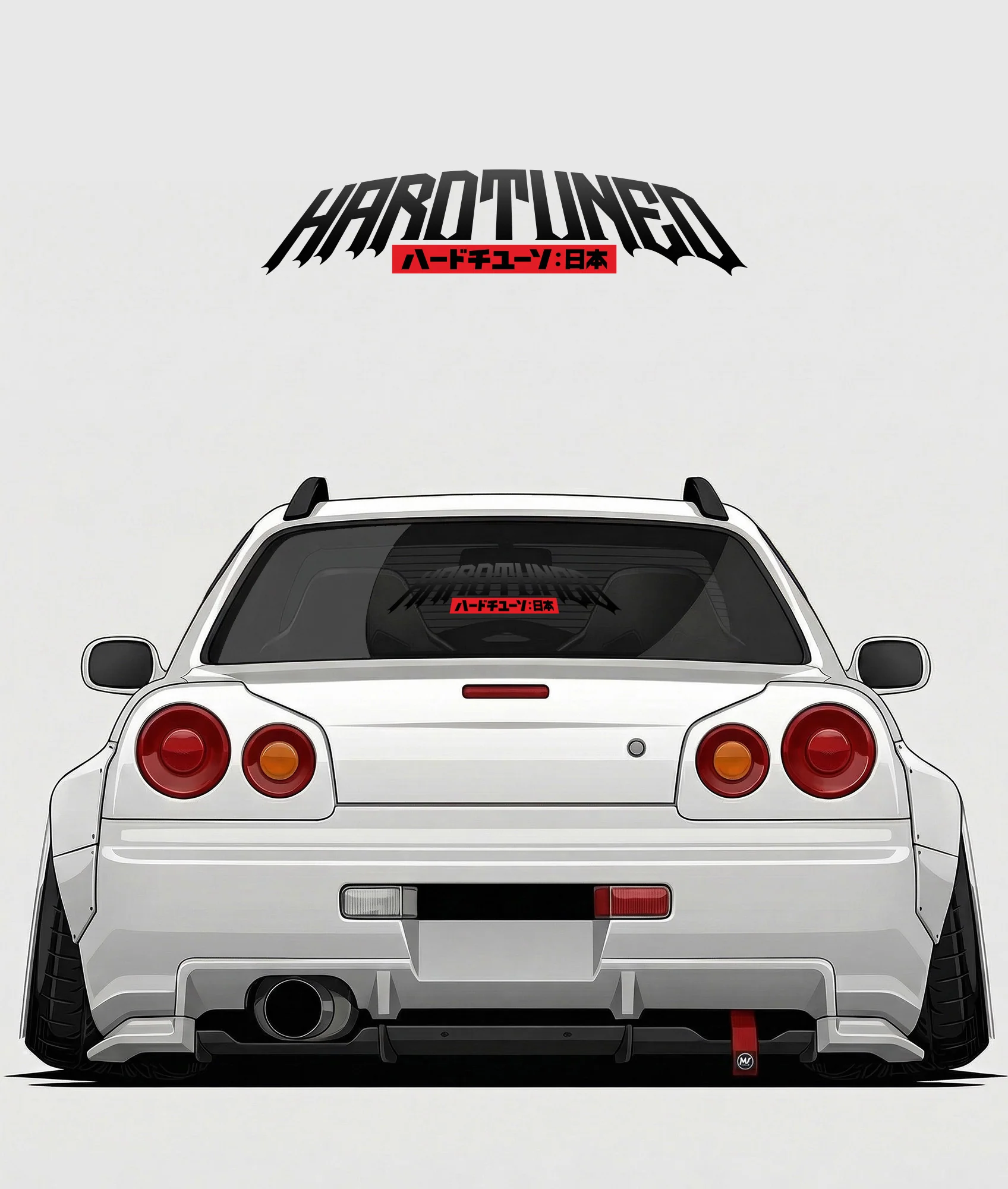 Hardtuned Arch Vinyl Sticker - Image 3