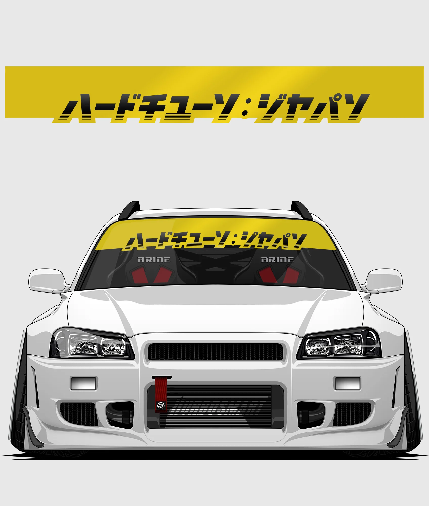 Hardtuned Kanji Window Banner - Stripes - Image 11