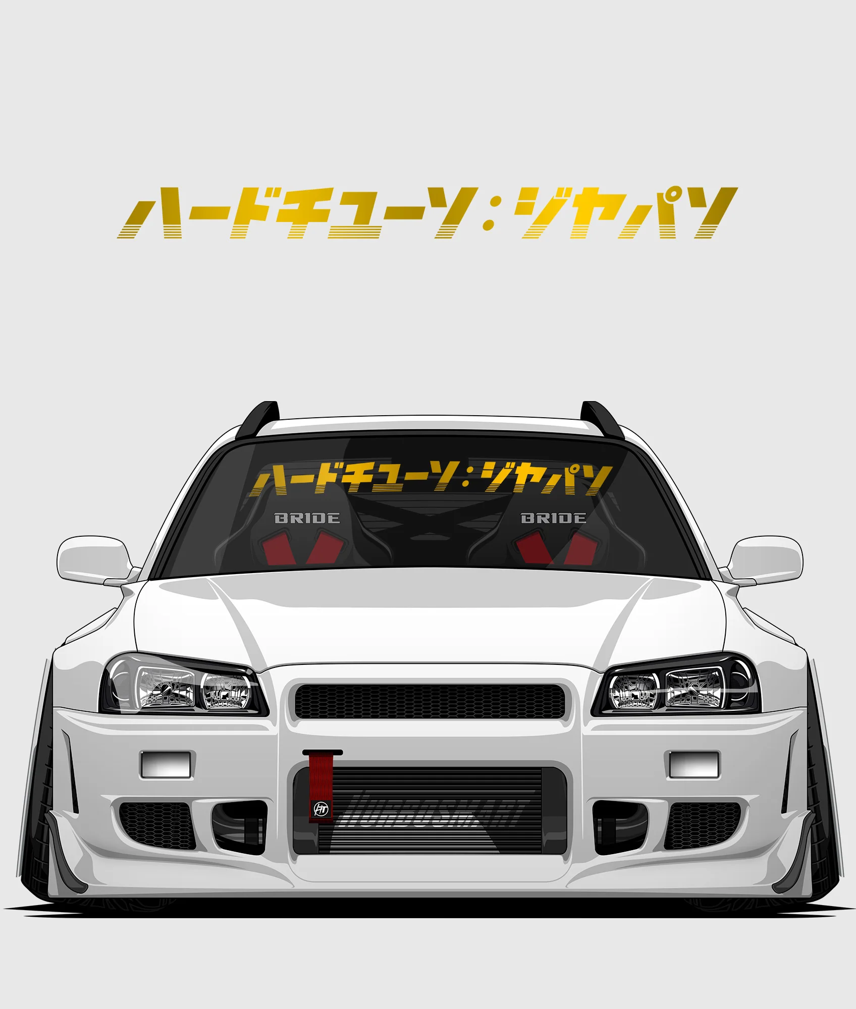 Hardtuned Kanji Window Banner - Stripes - Image 17