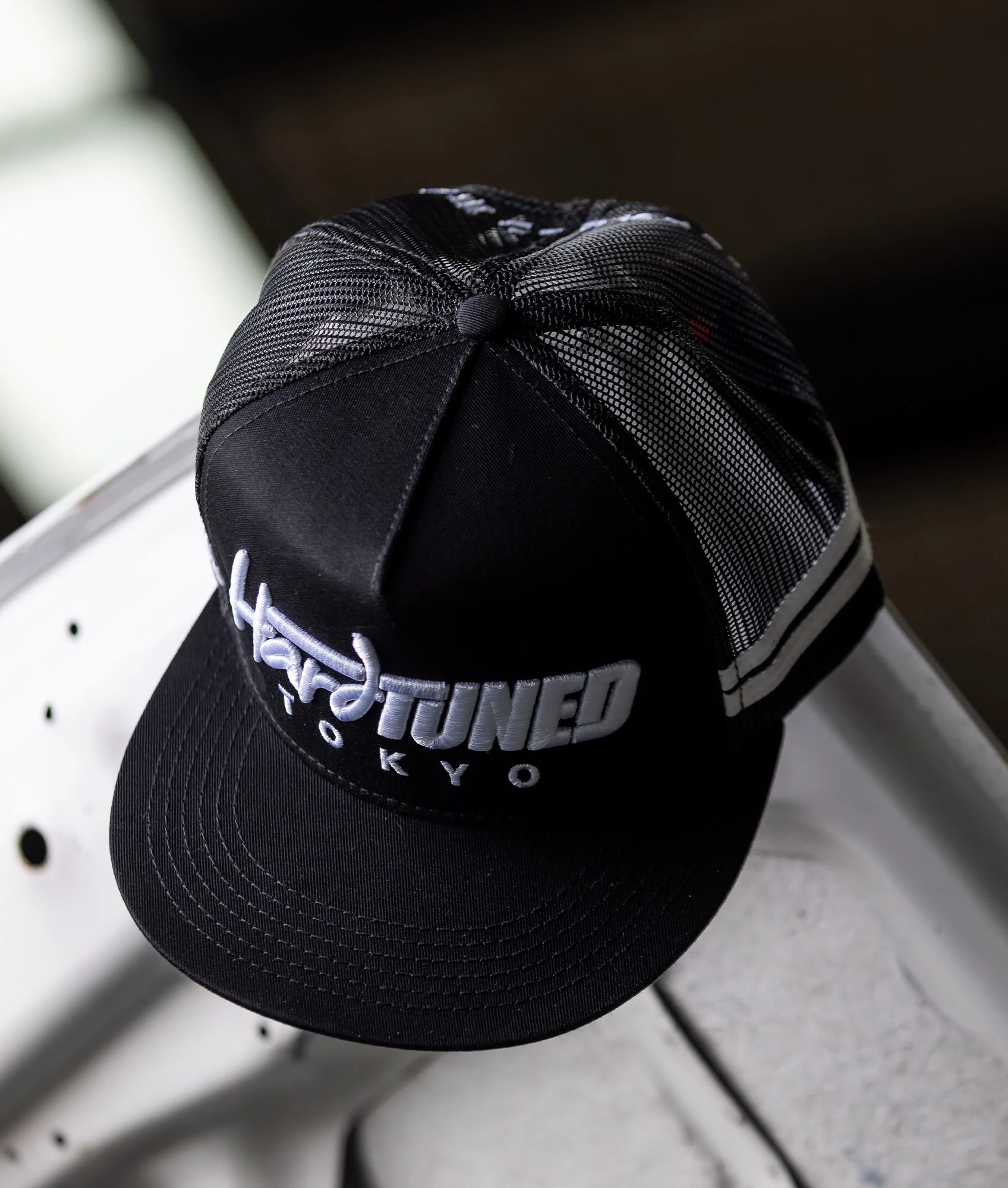 Hardtuned Tokyo Black Stripes - Trucker Cap - Image 2