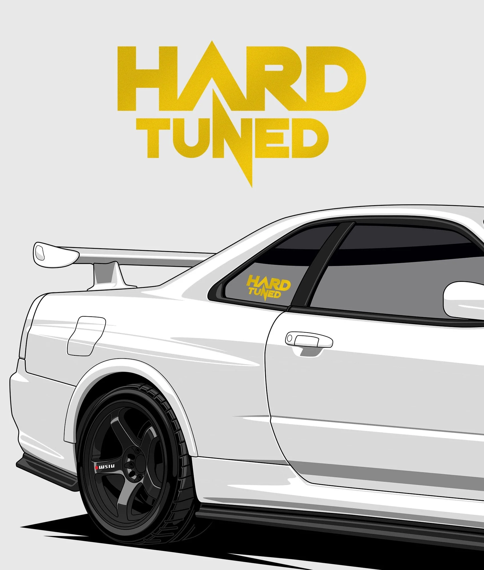 Hardtuned Voltage Vinyl Sticker - Image 3