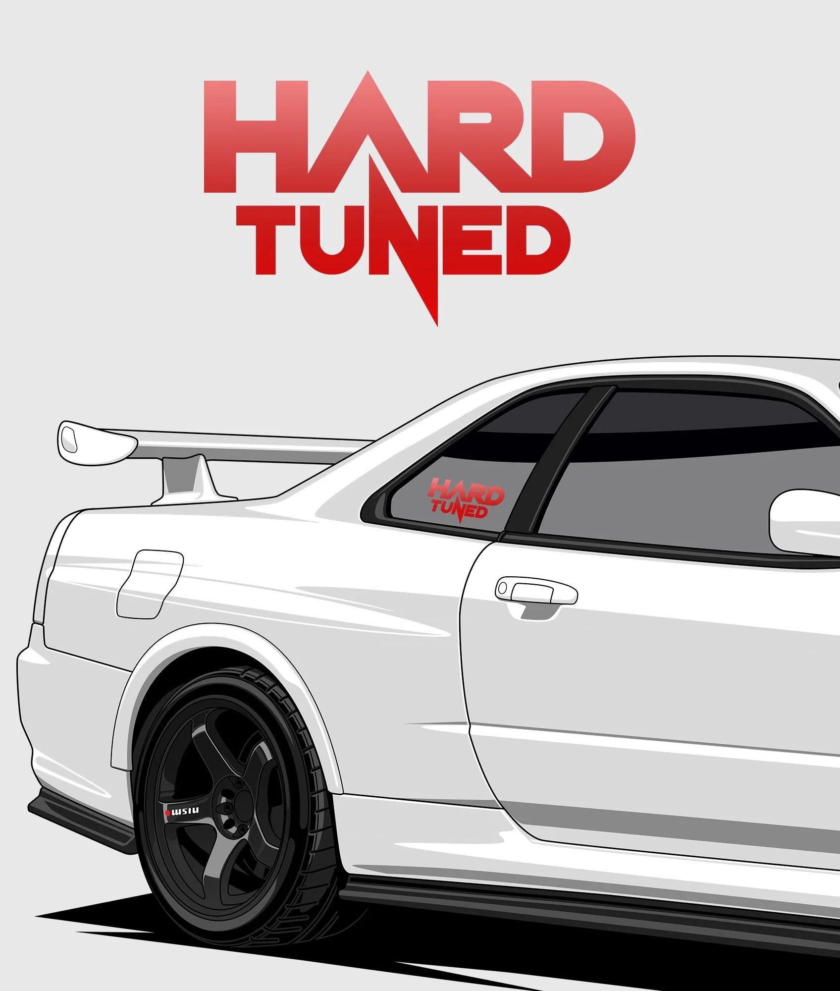 Hardtuned Voltage Vinyl Sticker - Image 4