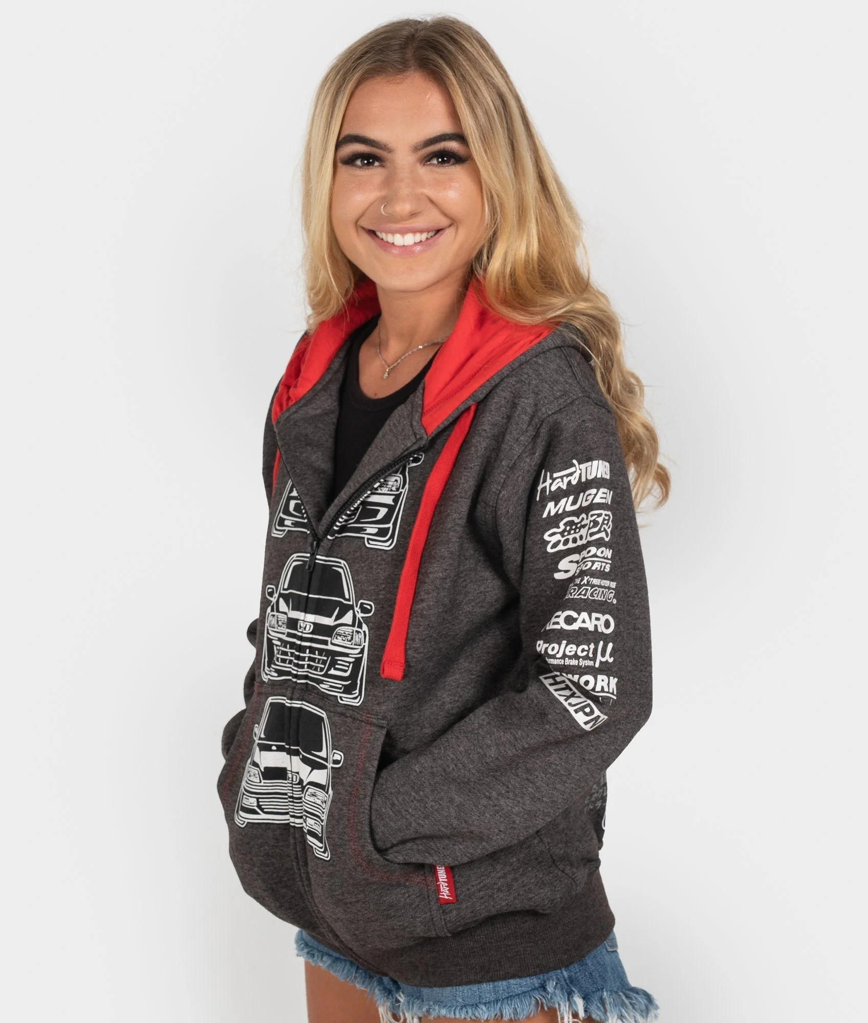 Honda Civic EK, EG, ED Womens Hoodie - Image 6
