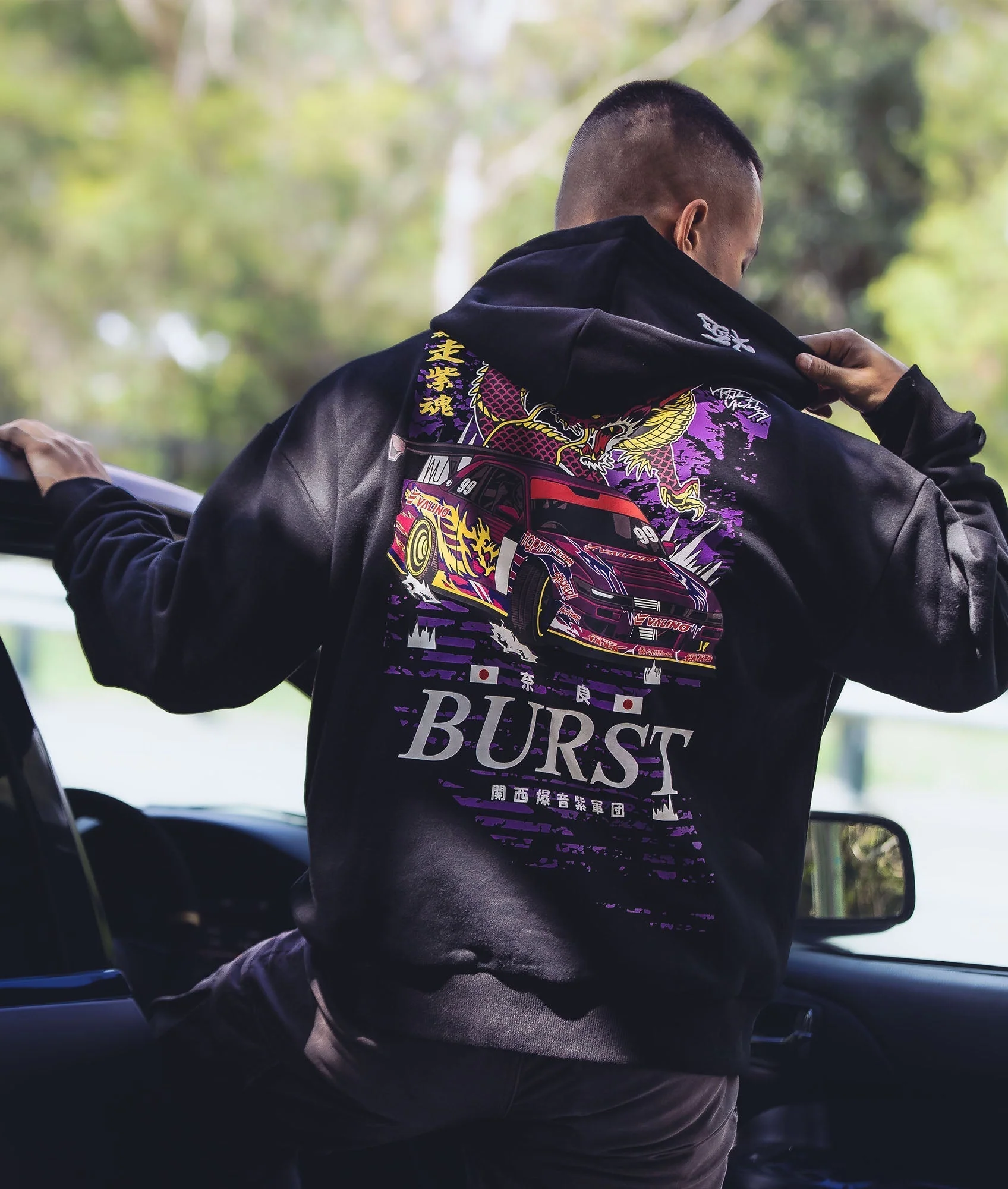 Team Burst! Hoodie (Naoki Nakamura) - Image 2