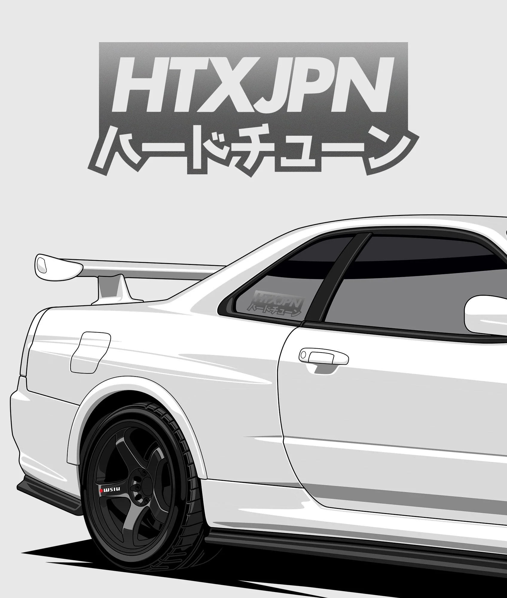 HTXJPN Kanji Vinyl Sticker - Image 7