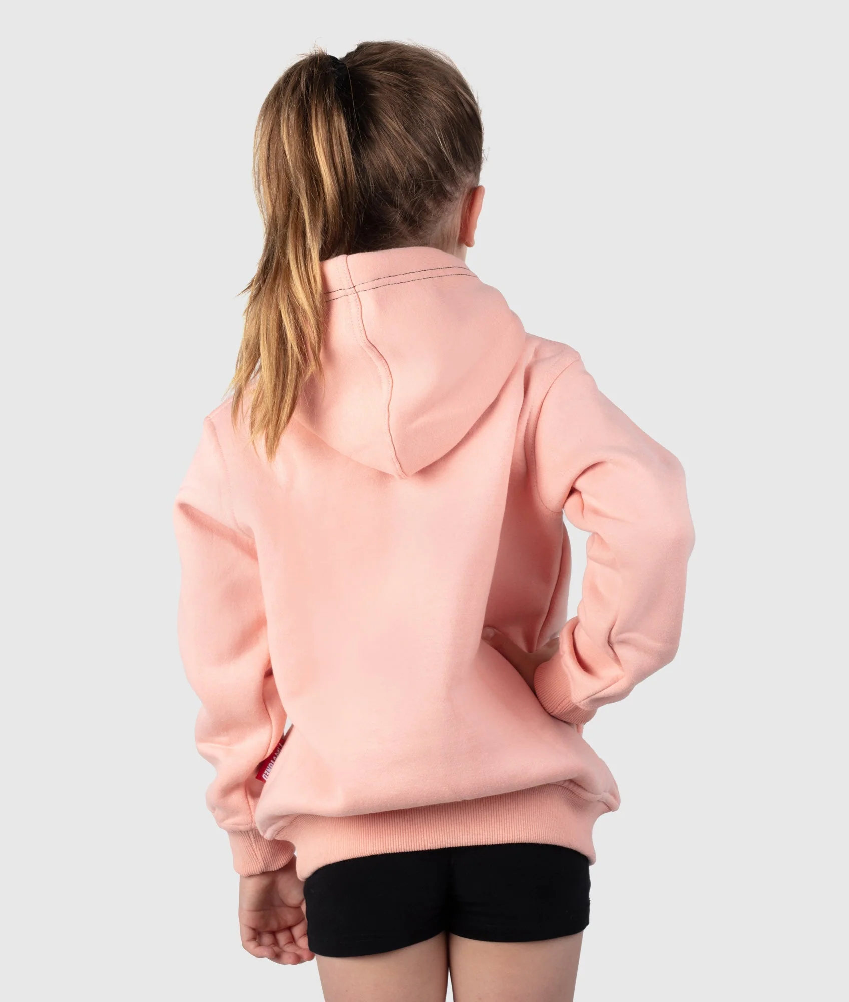 Kids Essential Hoodie - Apricot - Image 4