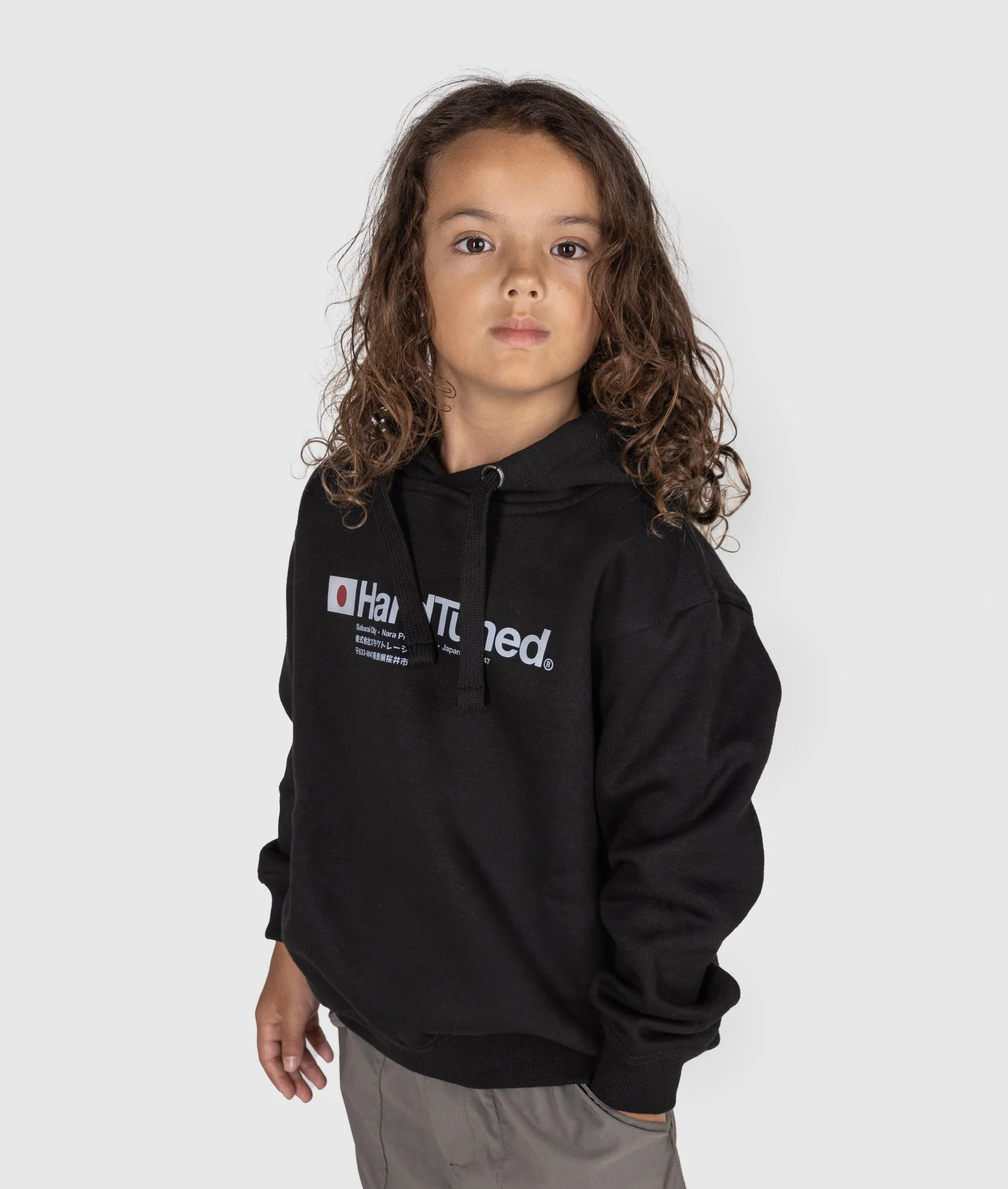 Kids Essential Hoodie - Black - Image 5