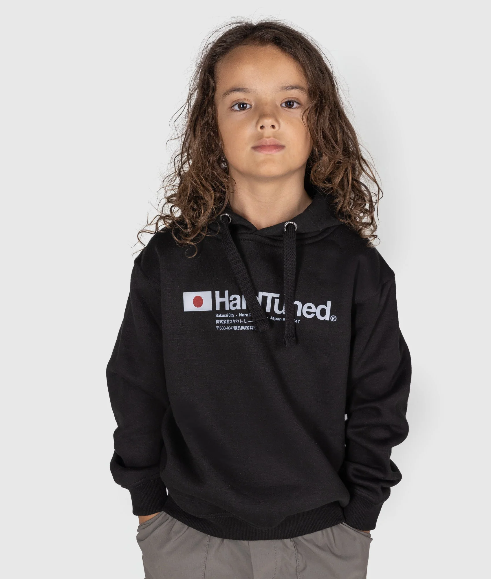 Kids Essential Hoodie - Black - Image 6