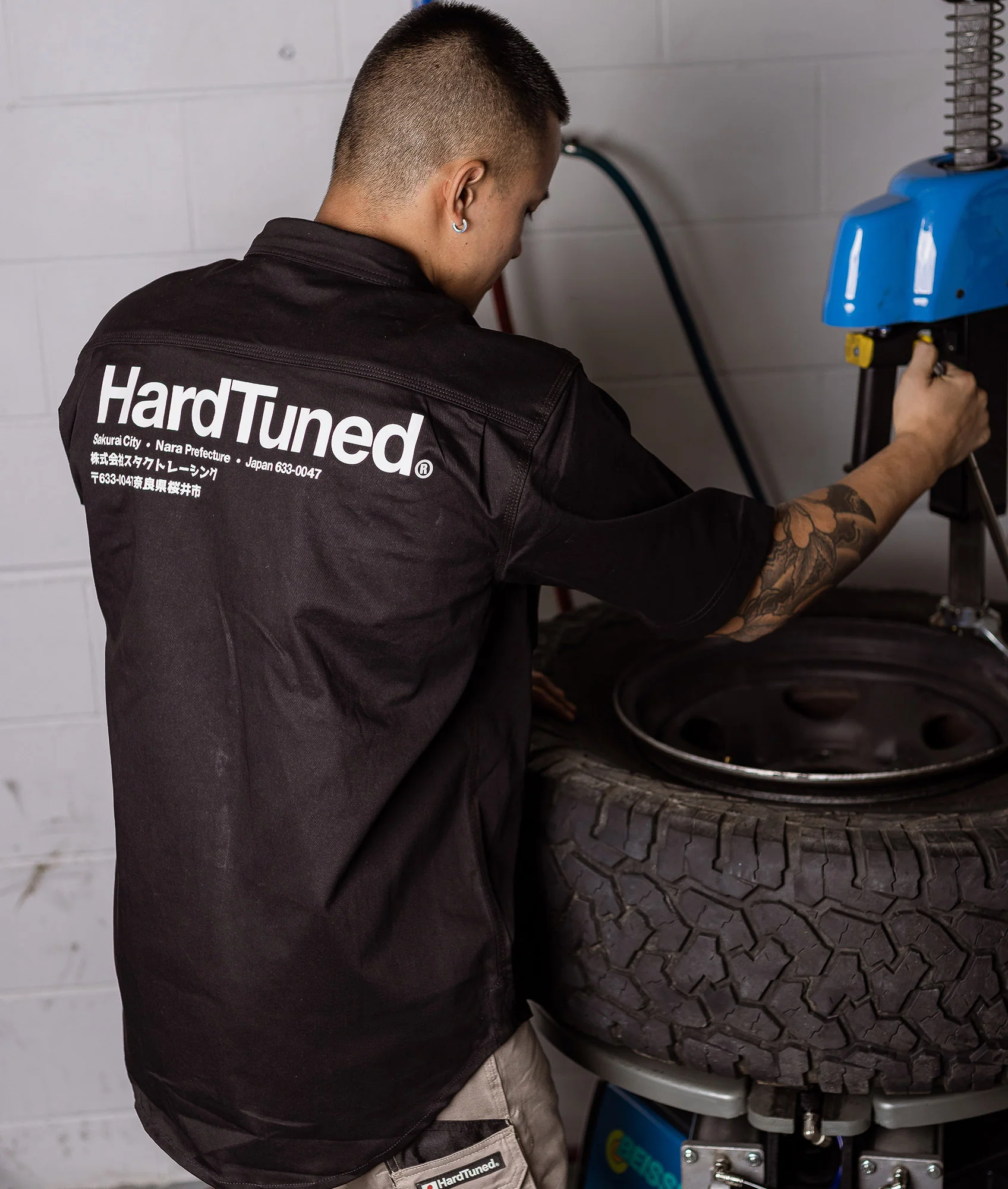 Hardtuned Short Sleeve Work Shirt - Black - Image 9