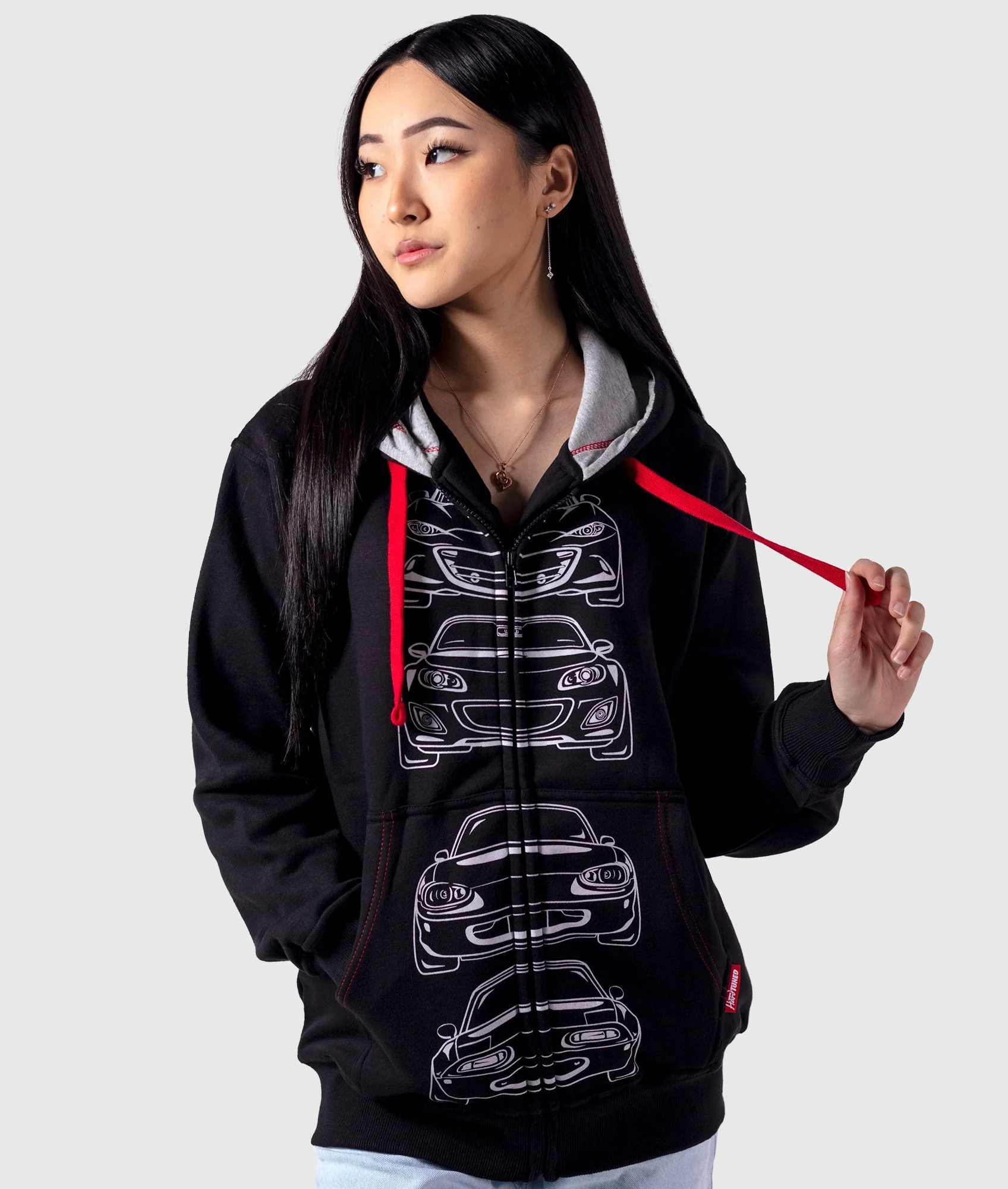 Mazda MX-5 Miata Roadster Womens Hoodie - Image 4