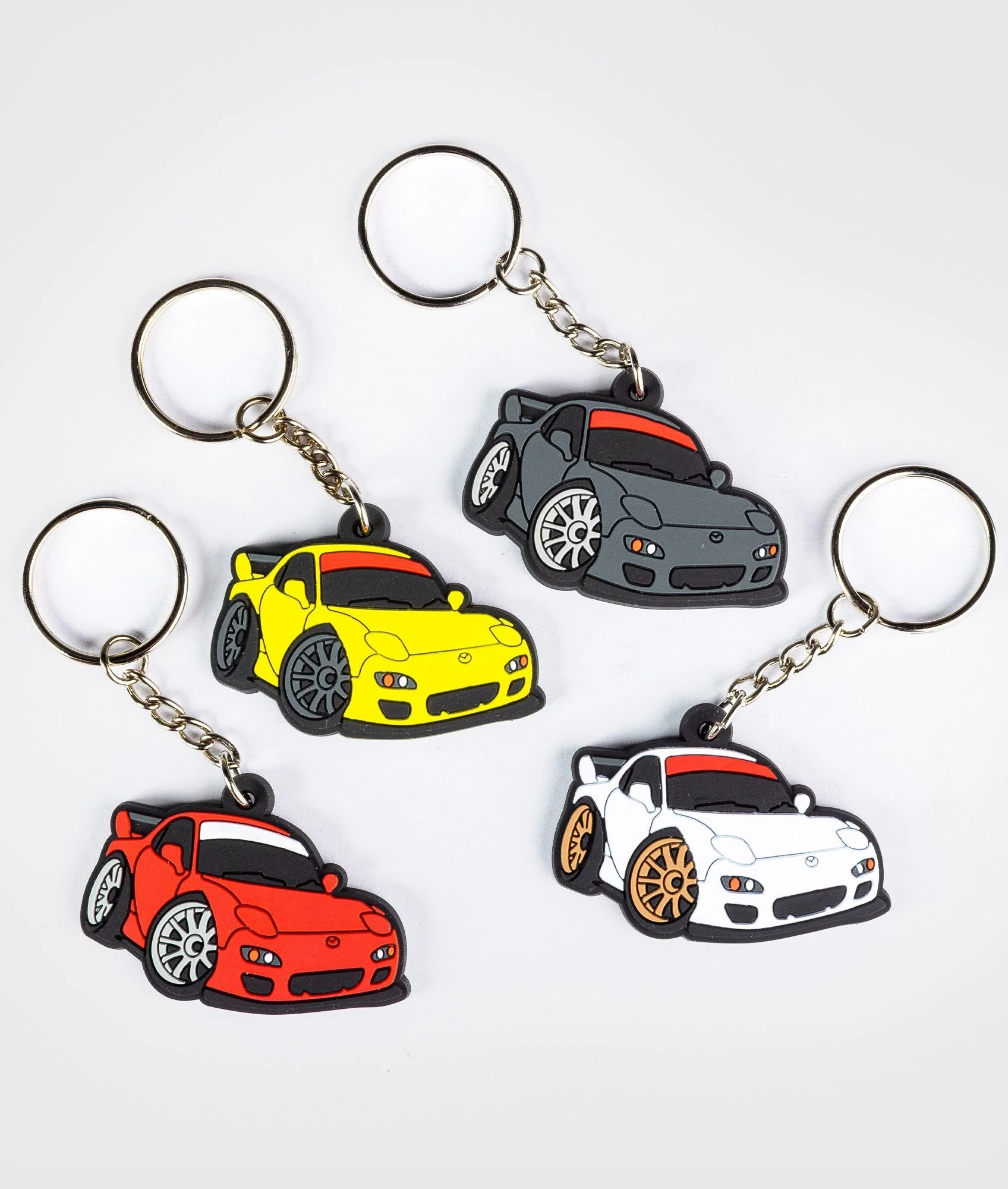 Mazda RX7 Rubber Key Ring - Image 2