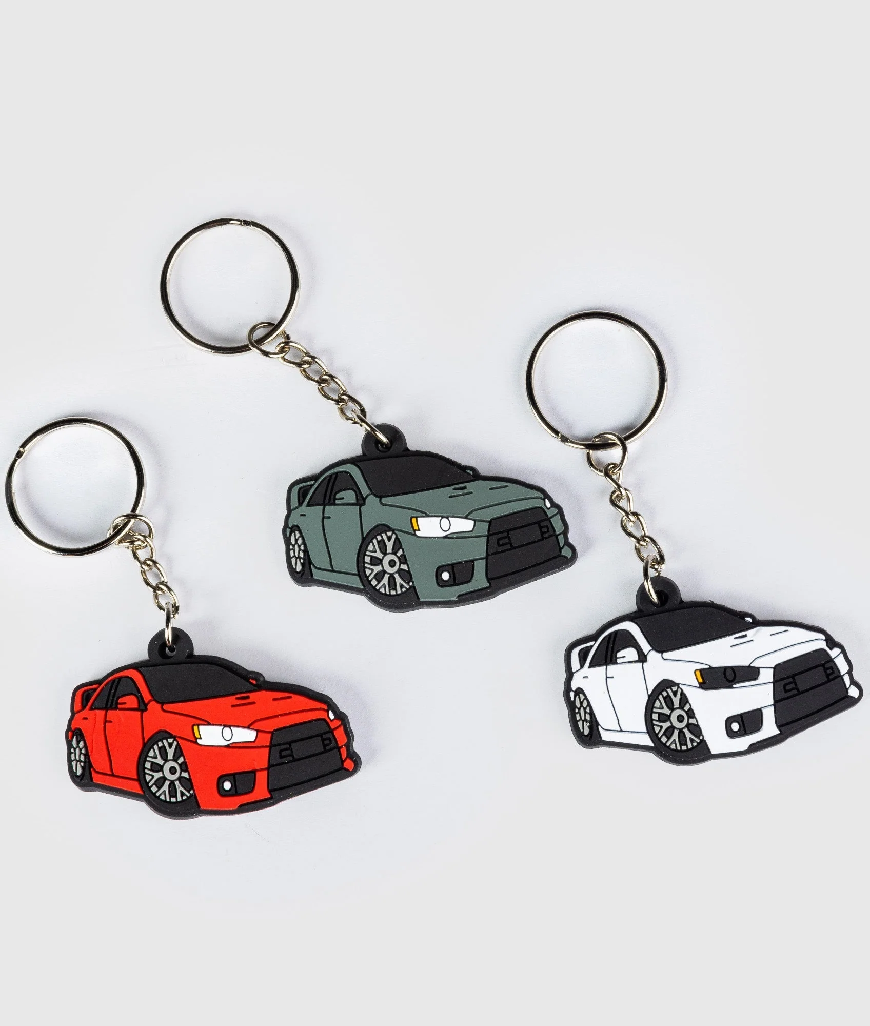 Mitsubishi EVO X Rubber Key Ring - Image 2