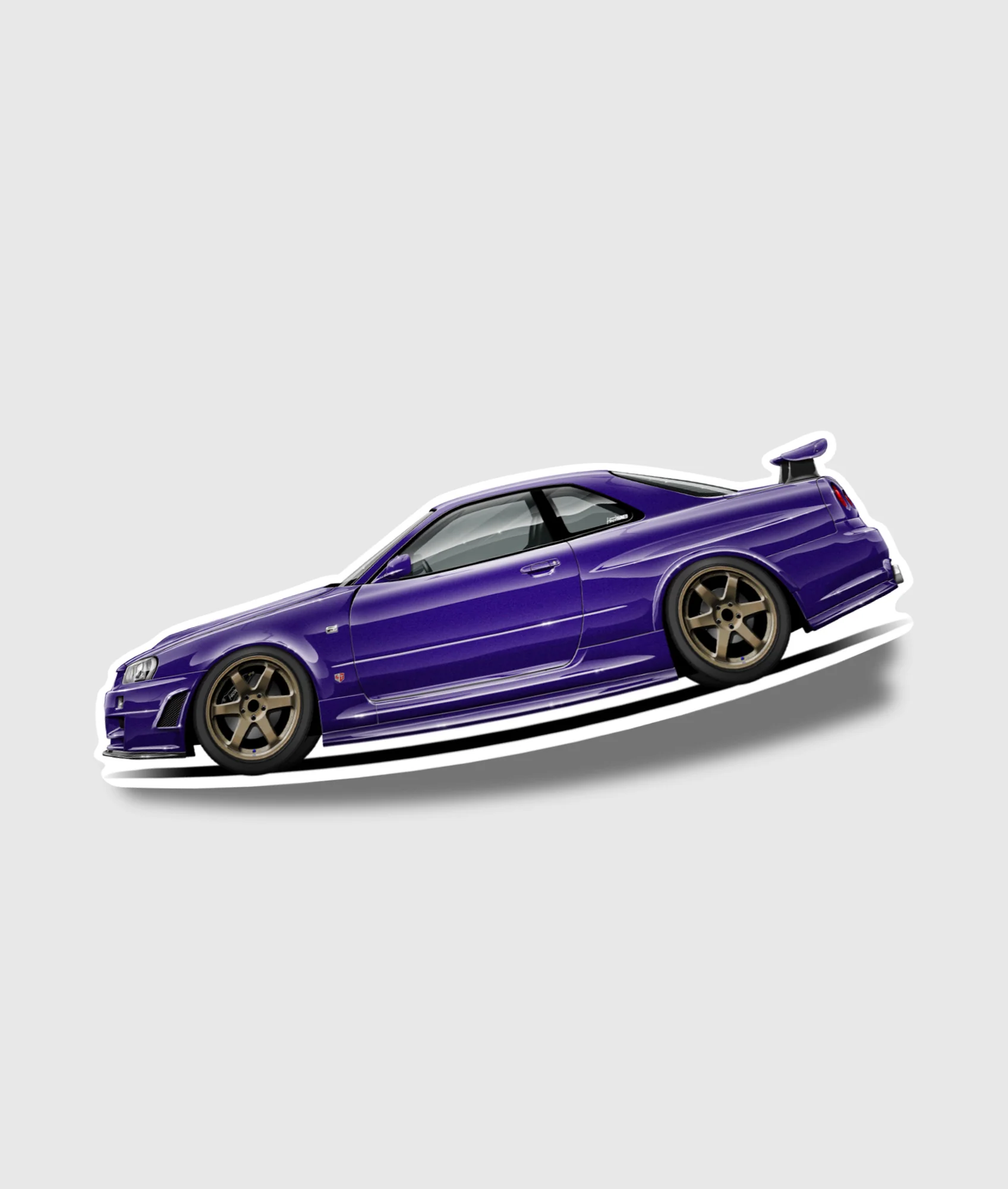 Nissan R34 Skyline Sticker - Image 2