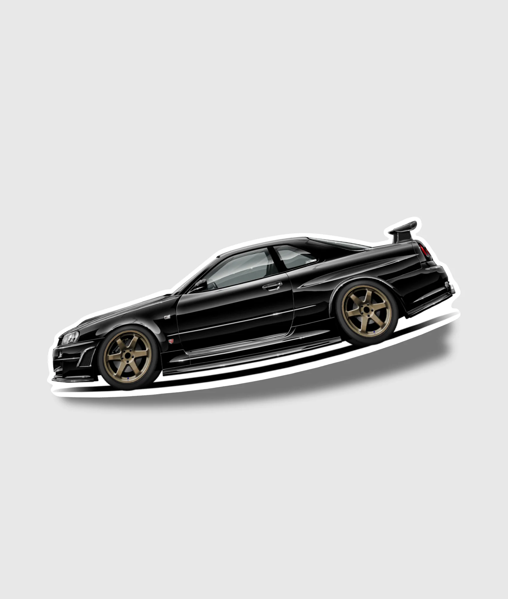 Nissan R34 Skyline Sticker - Image 3