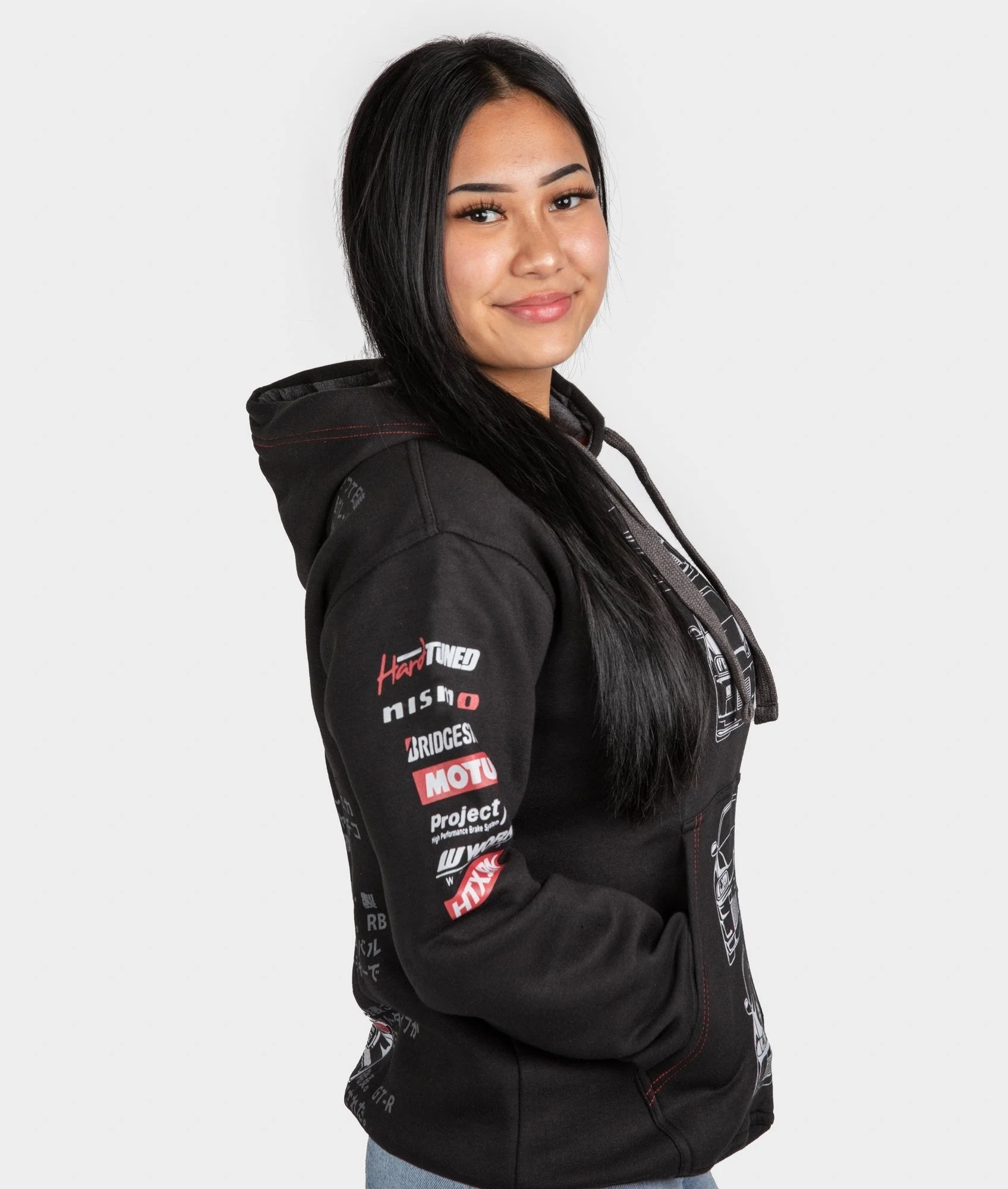 Nissan Skyline GTR Womens Pullover - Image 7