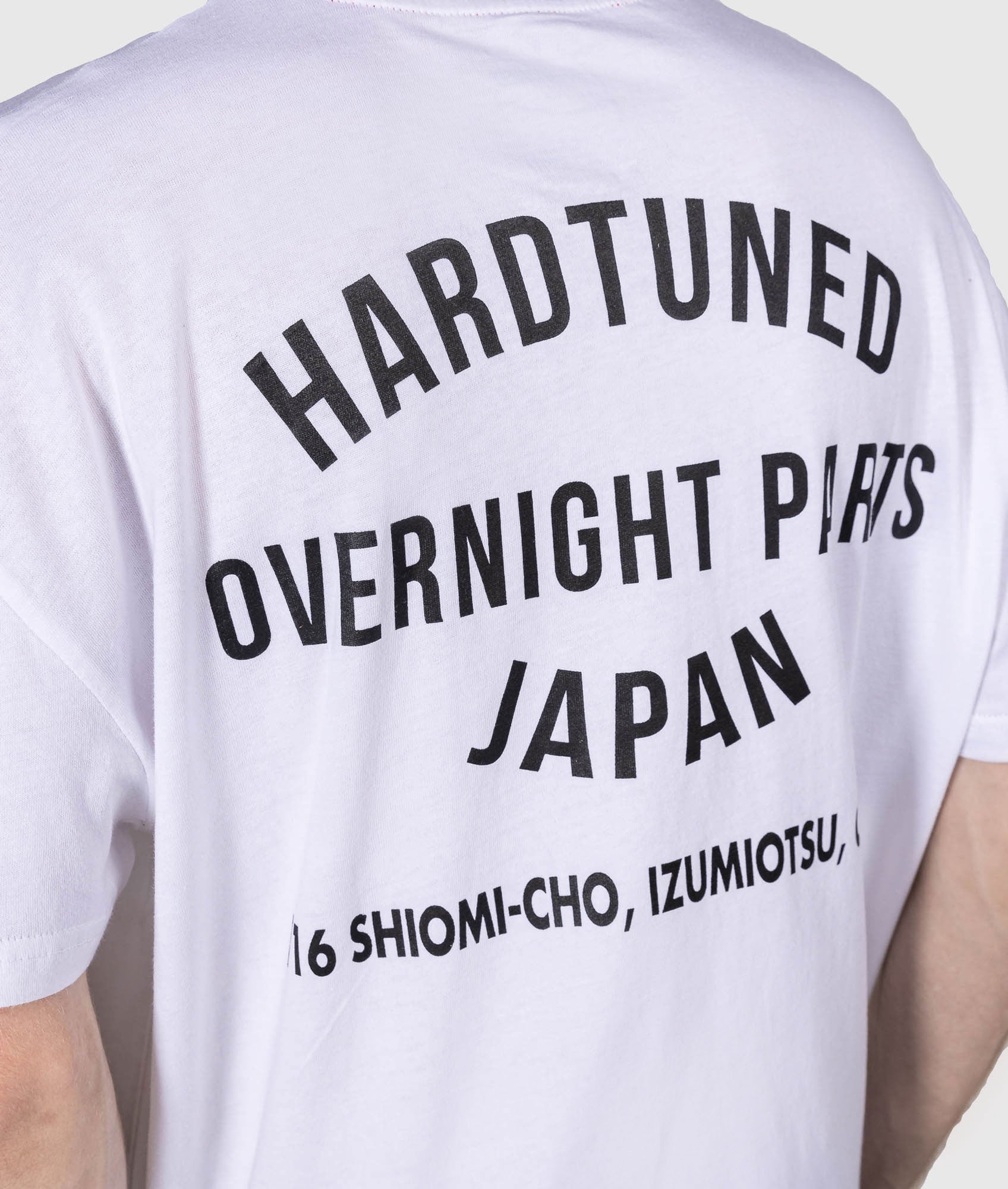 Oversized Overnight Parts Tee - White - Image 4