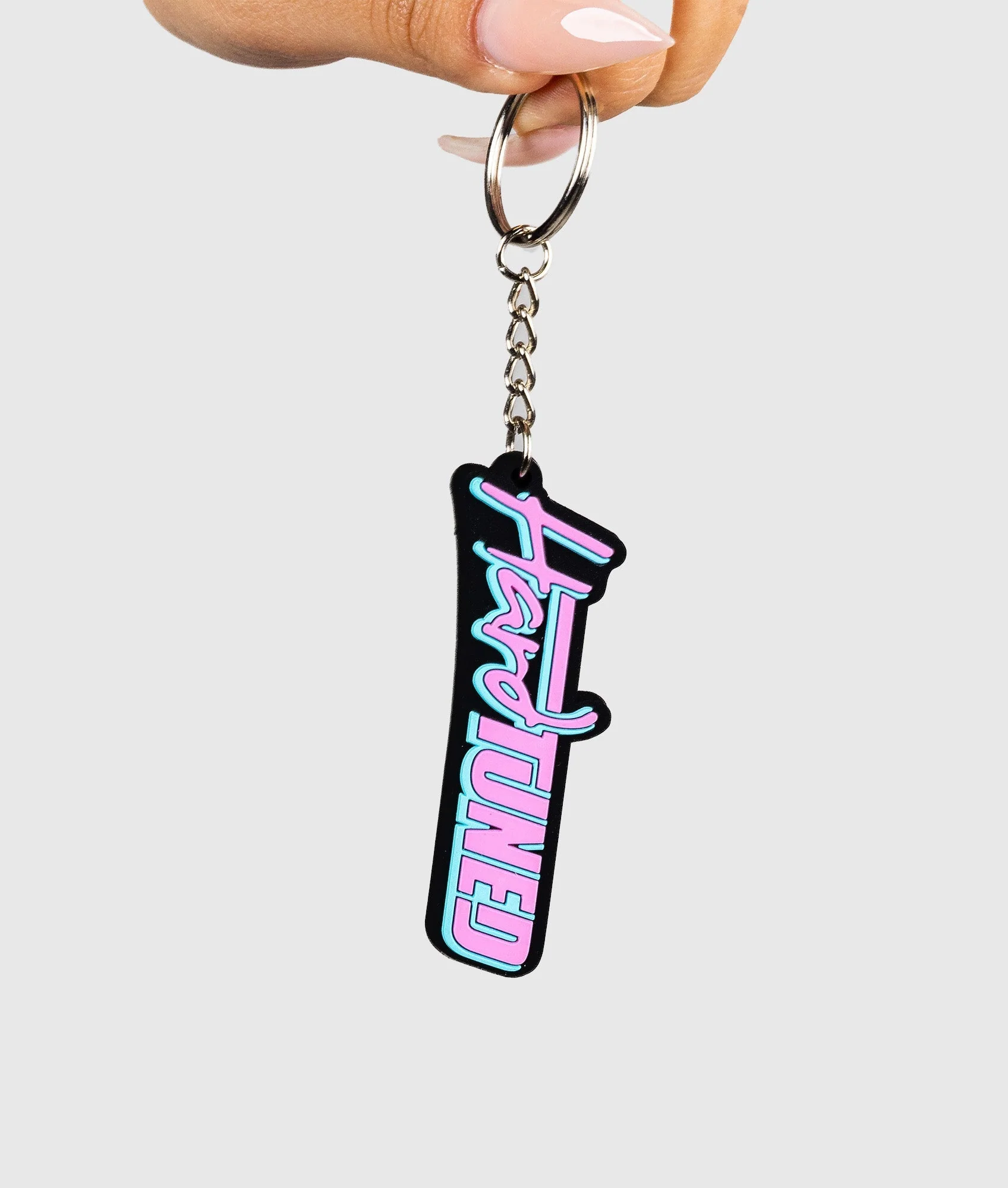 Pink HardTuned Soft Rubber Key Ring - Image 3