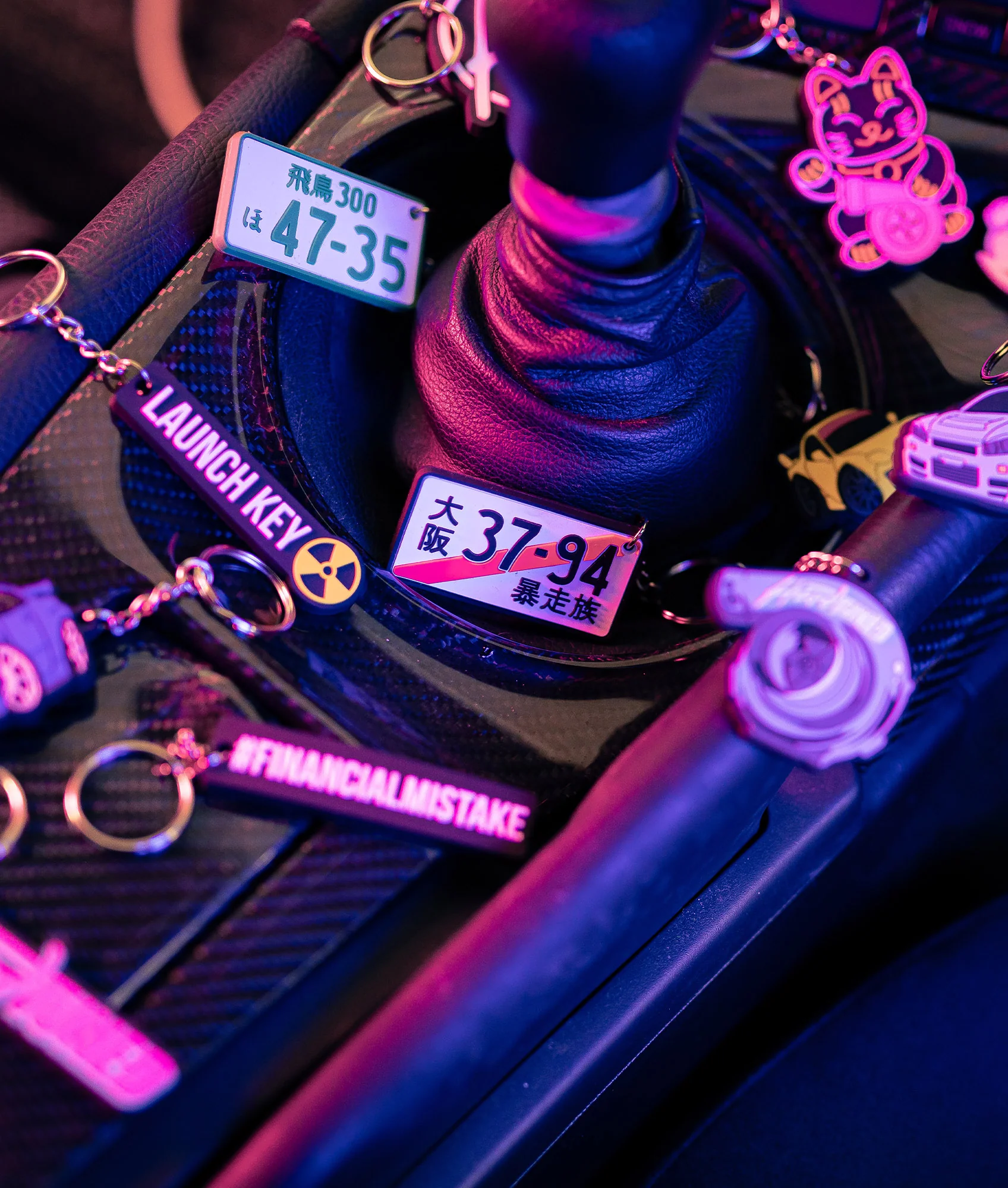 Pink HardTuned Soft Rubber Key Ring - Image 4