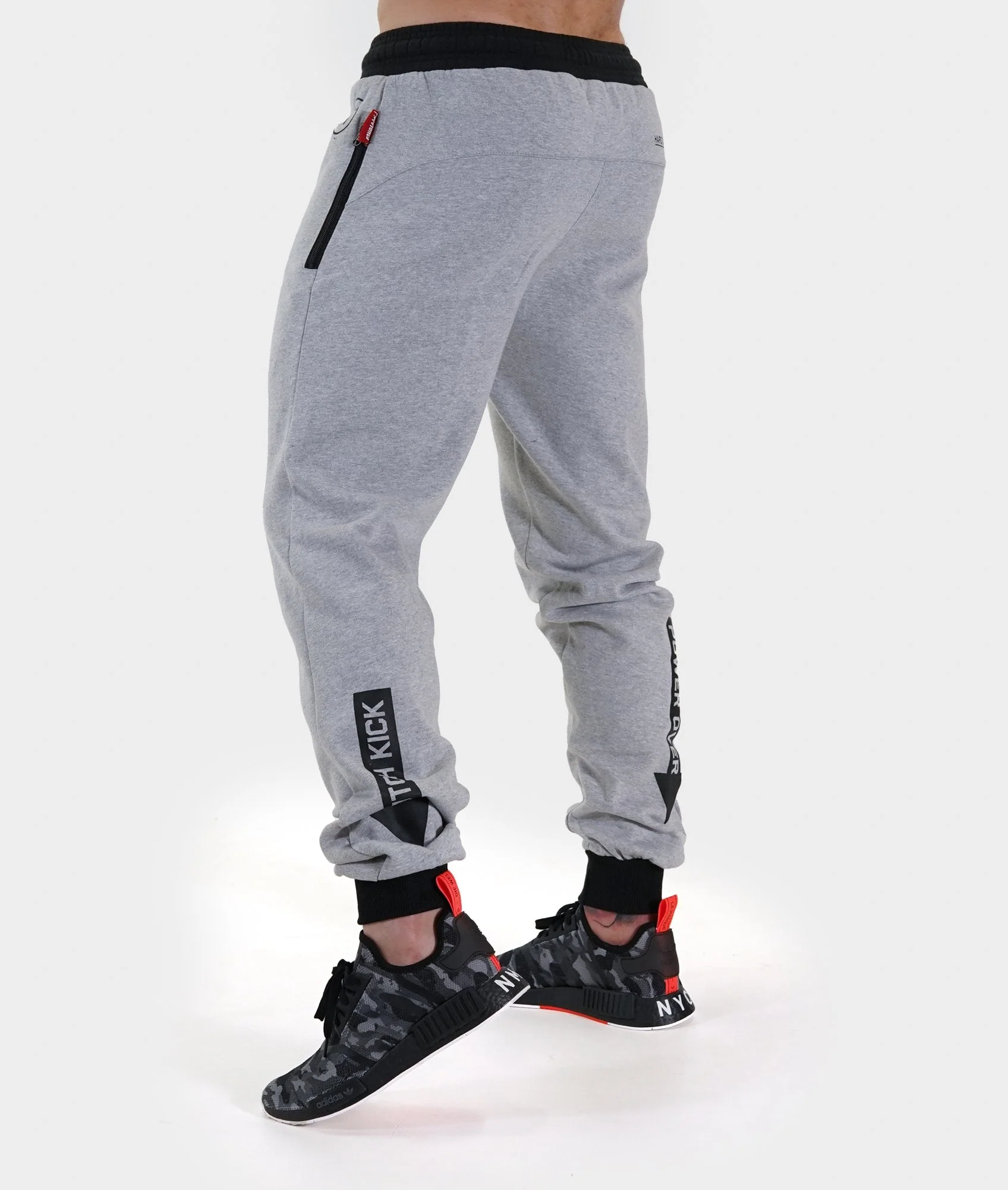 Mens Power Over Track Pants - Gray - Image 2