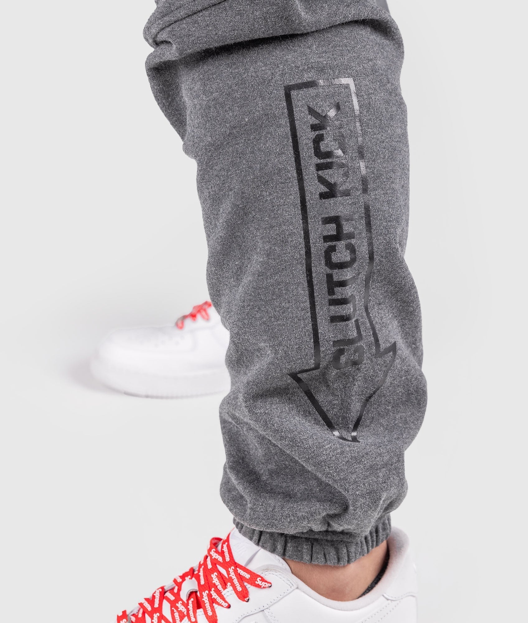 Clutch Kick P1 Fleece Track Pants - Charcoal - Image 6