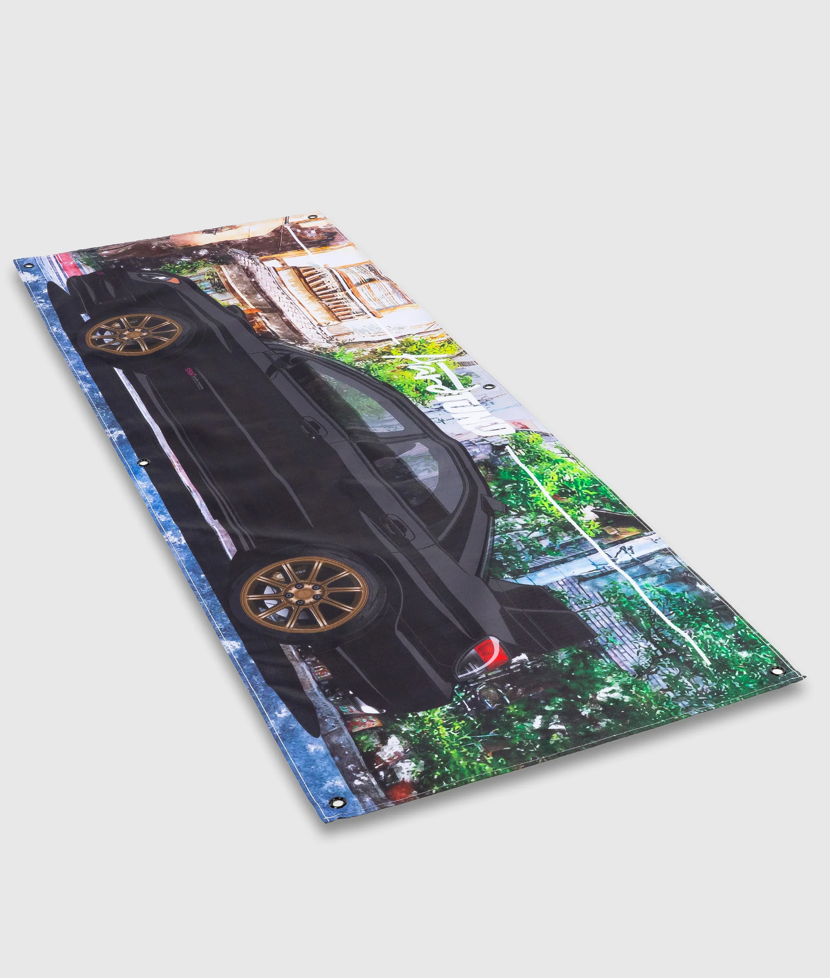 Subaru Hawkeye Garage Flag - Image 8