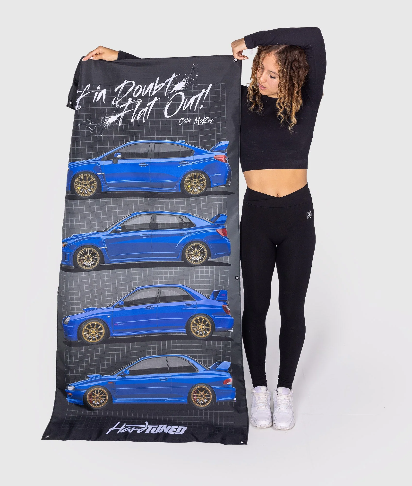 Subaru WRX Generations Garage Flag - Image 3