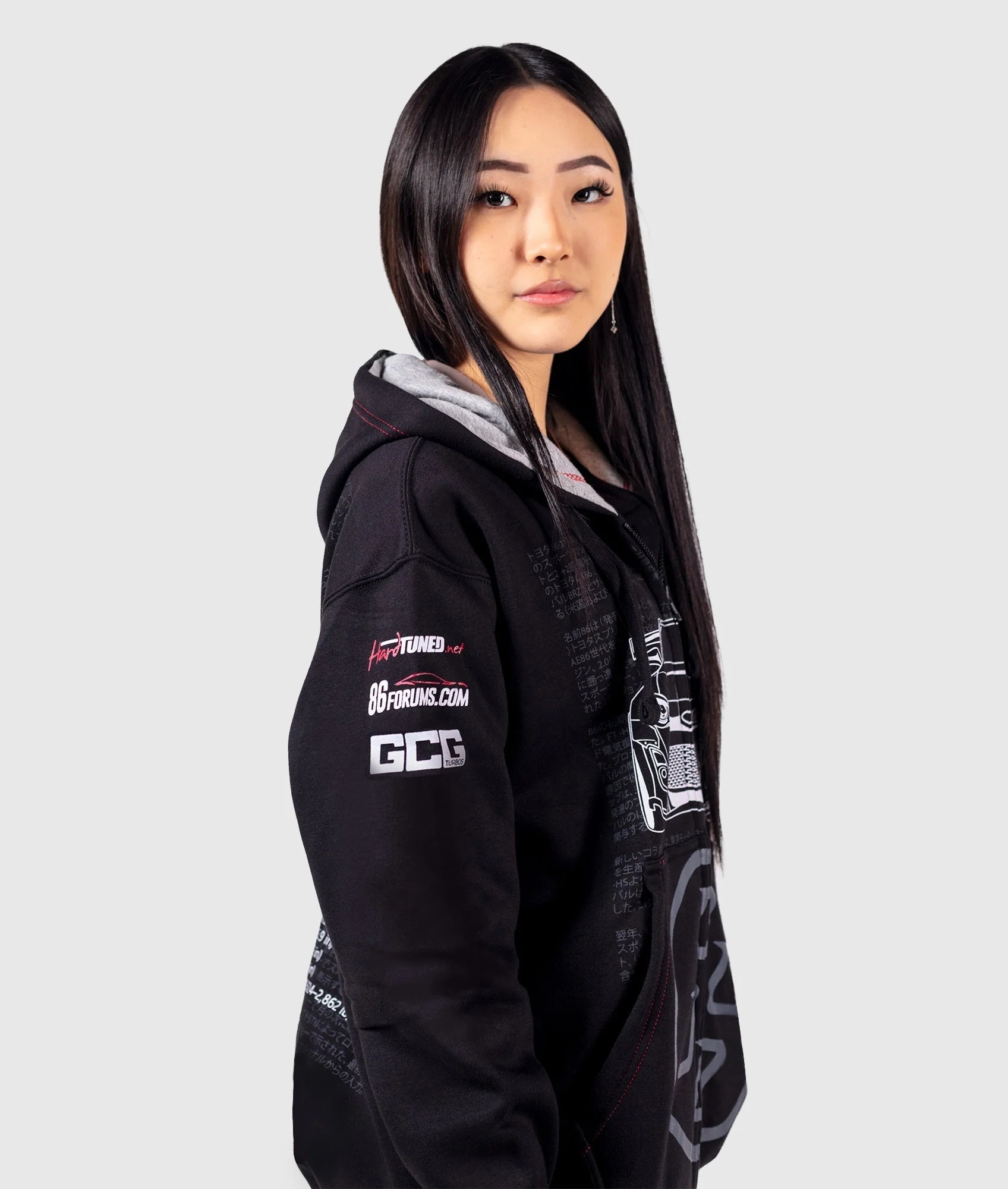 Toyota GT86 / Scion FRS / Subaru BRZ Womens Hoodie - Image 5