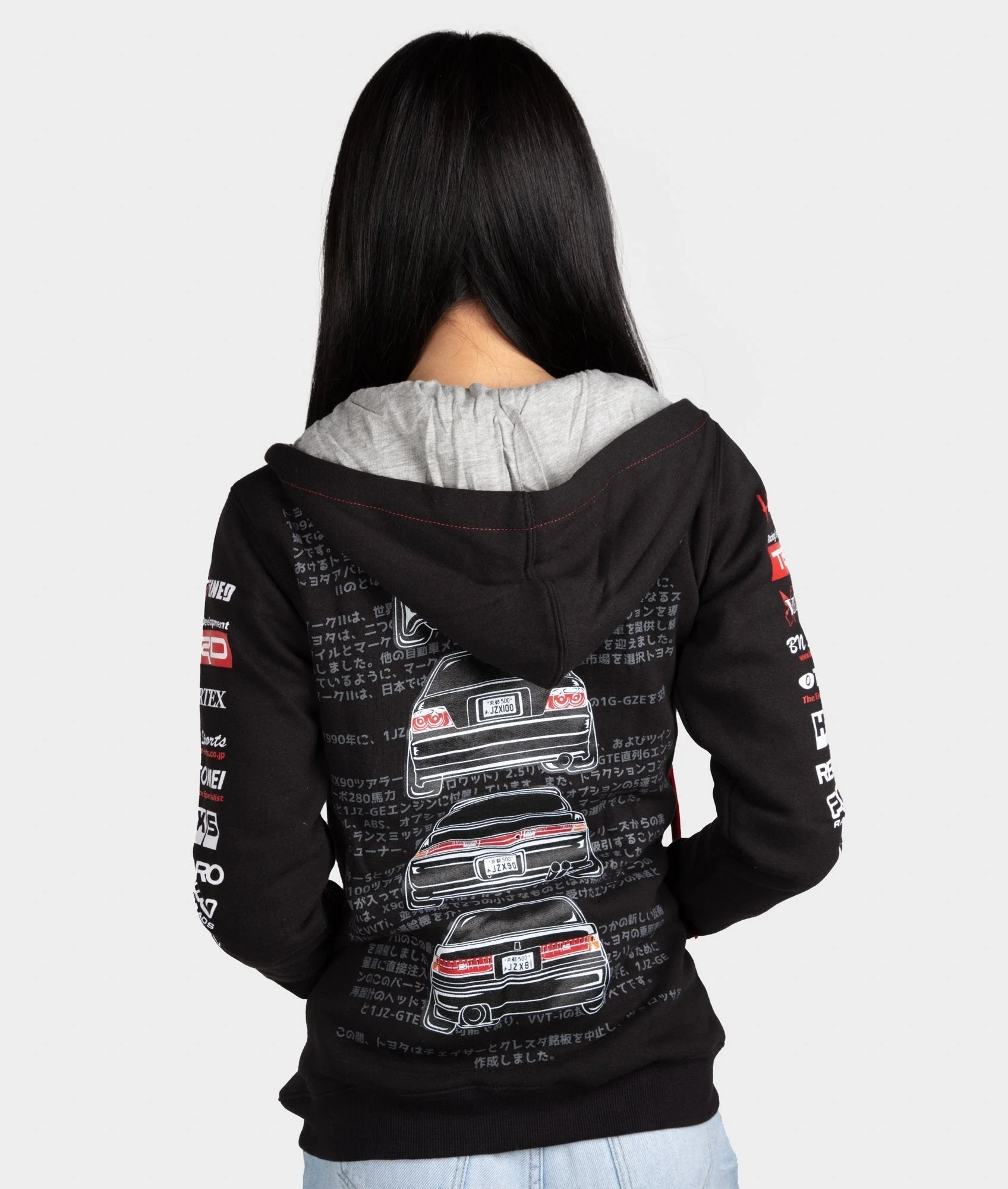 Toyota JZX Womens Hoodie - Image 2