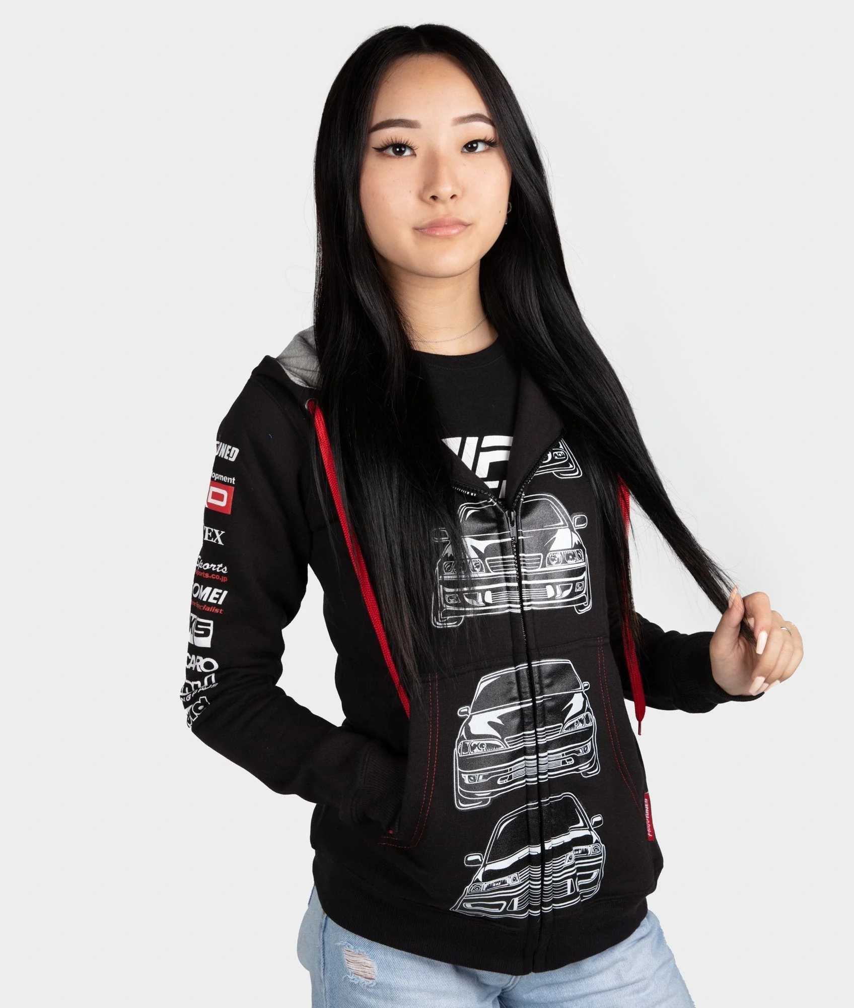 Toyota JZX Womens Hoodie - Image 3
