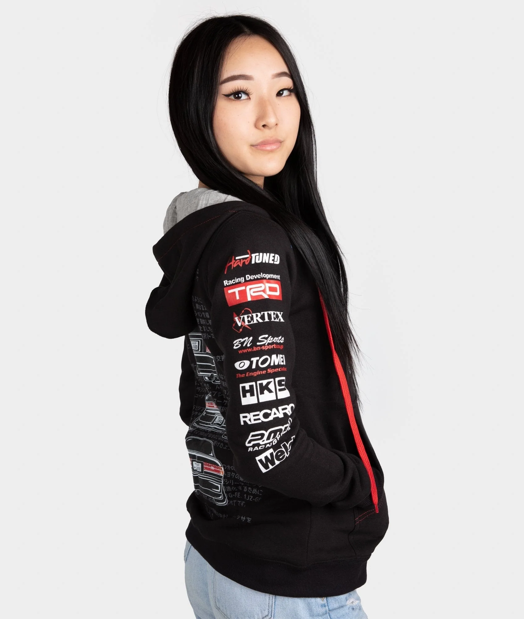 Toyota JZX Womens Hoodie - Image 6