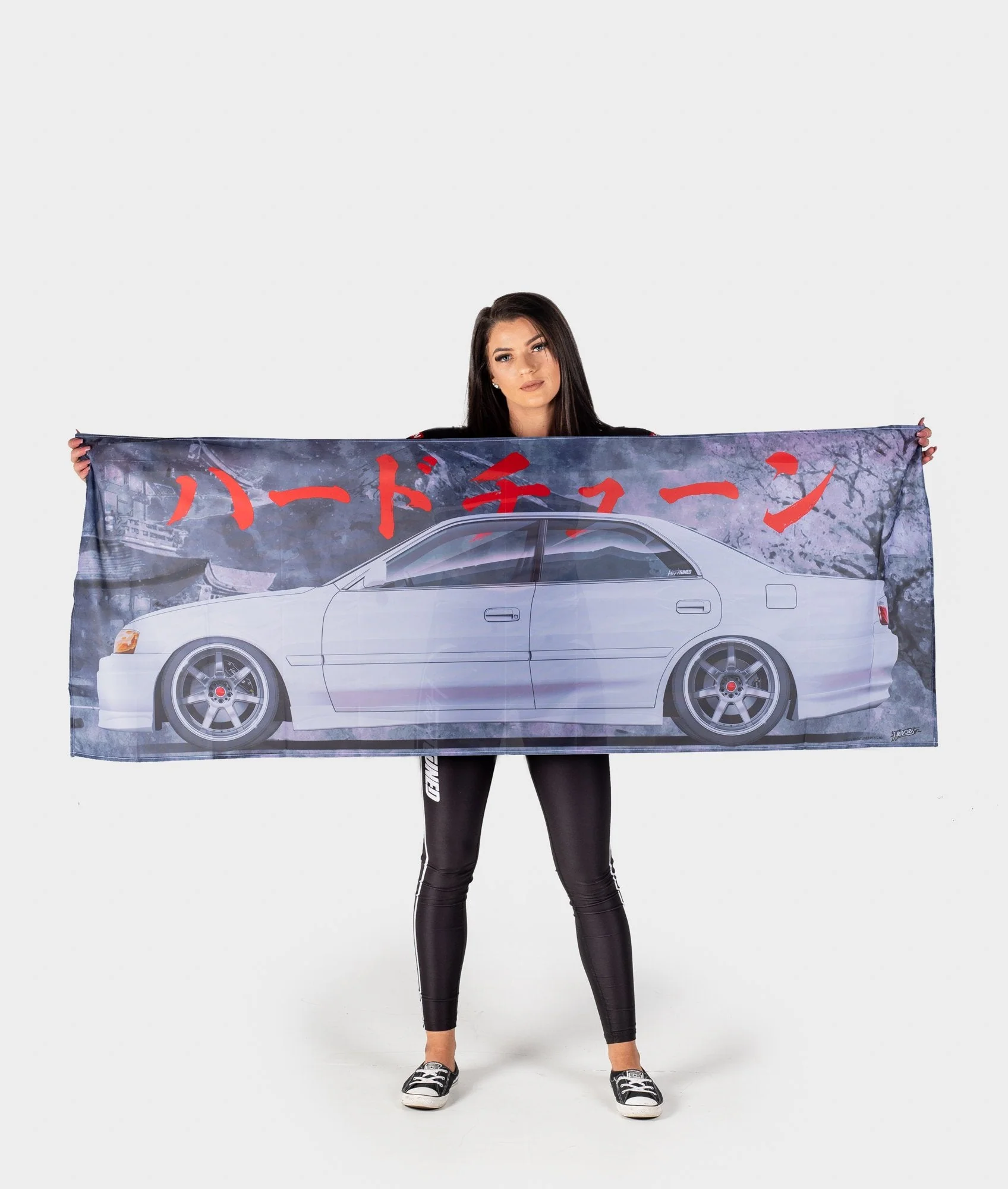 Toyota JZX100 Chaser Garage Flag - Image 2