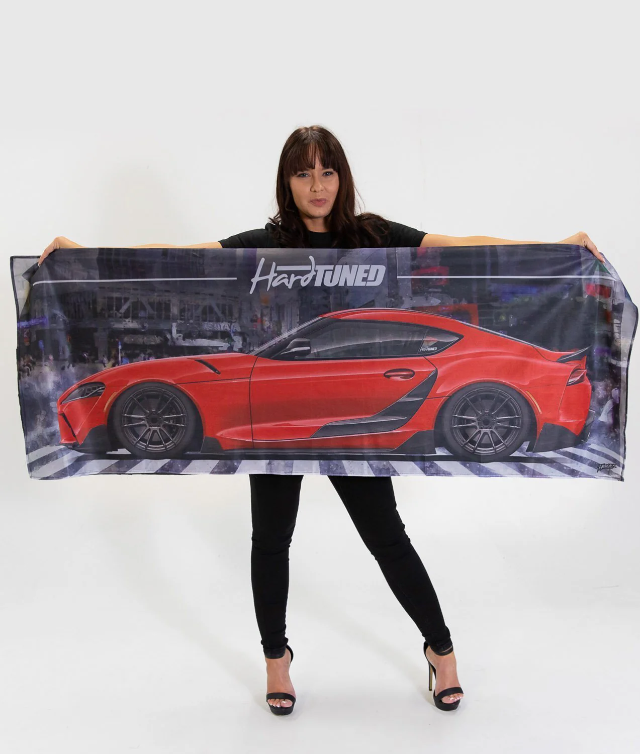 Toyota Supra MKV Garage Flag