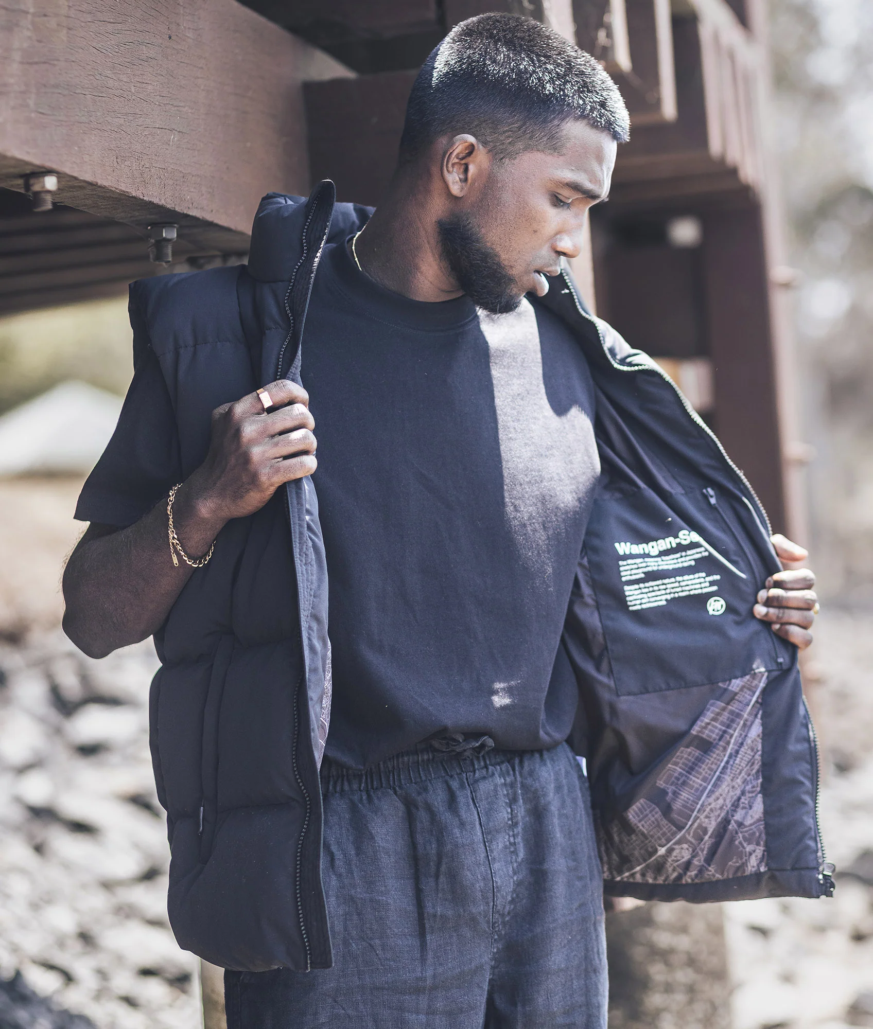 Underground C1 Loop Puffer Vest - Image 7