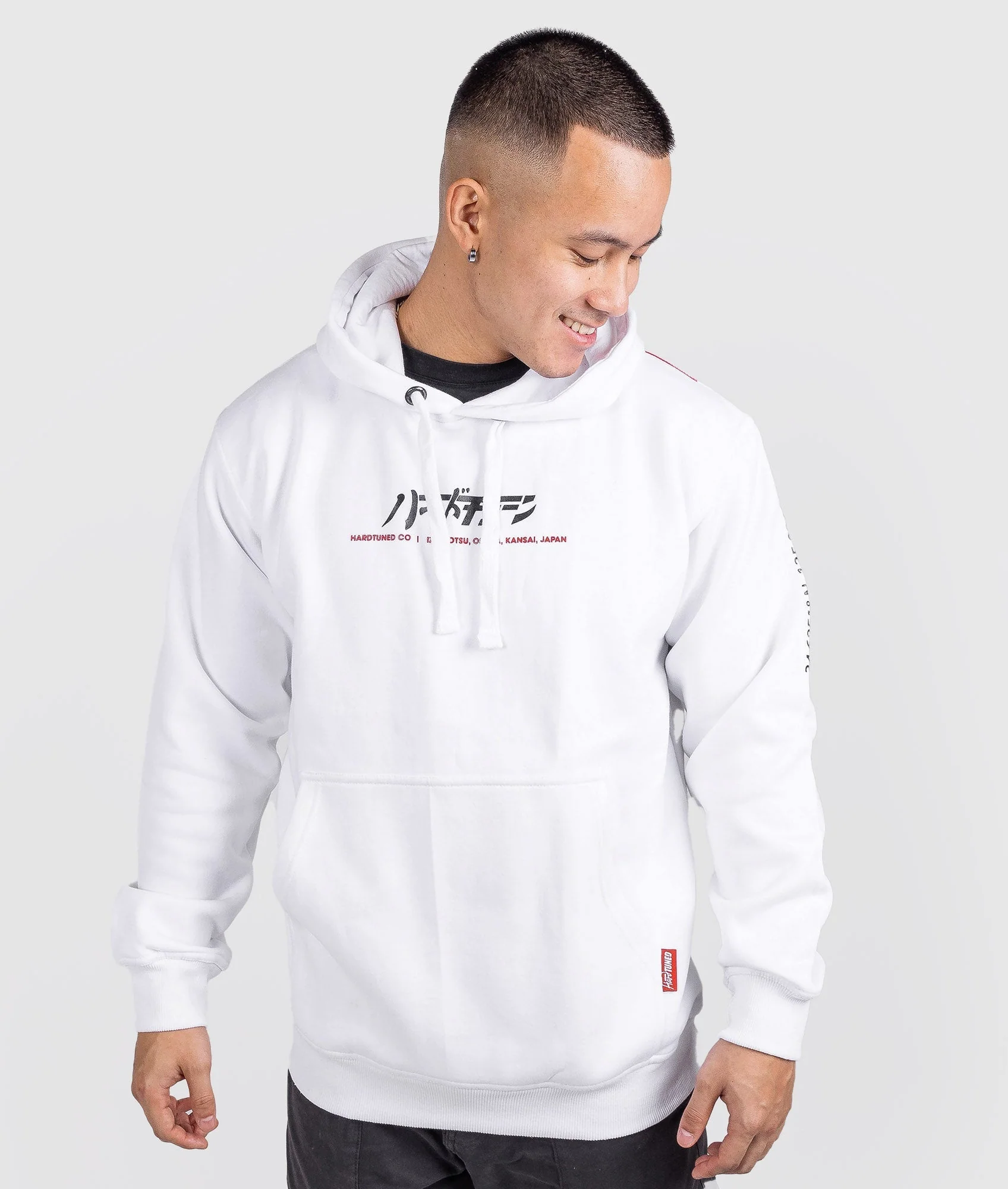 Katakana Hoodie - White - Image 5