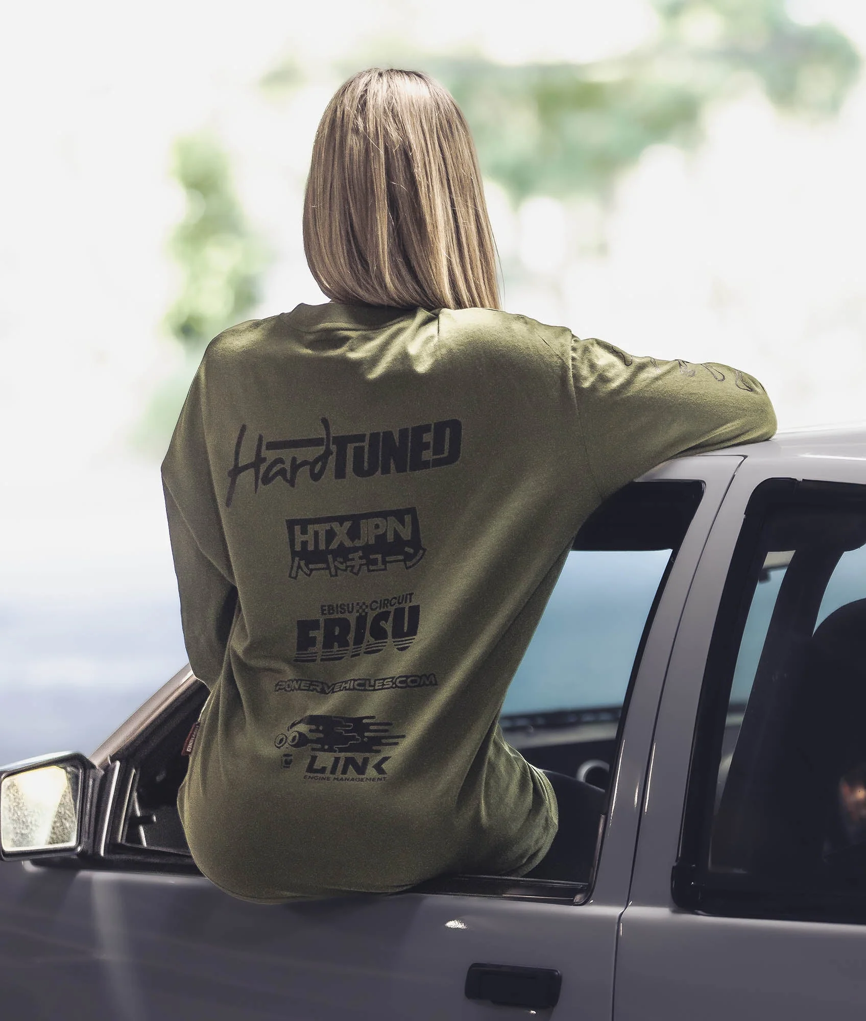 Womens Drift Matsuri Track Tee - Khaki - Image 5