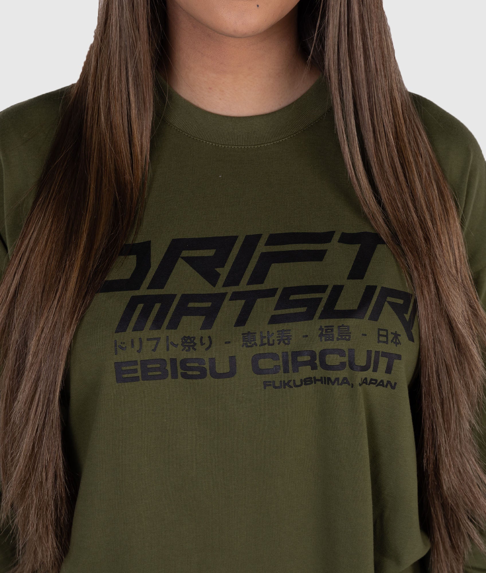 Womens Drift Matsuri Track Tee - Khaki - Image 7
