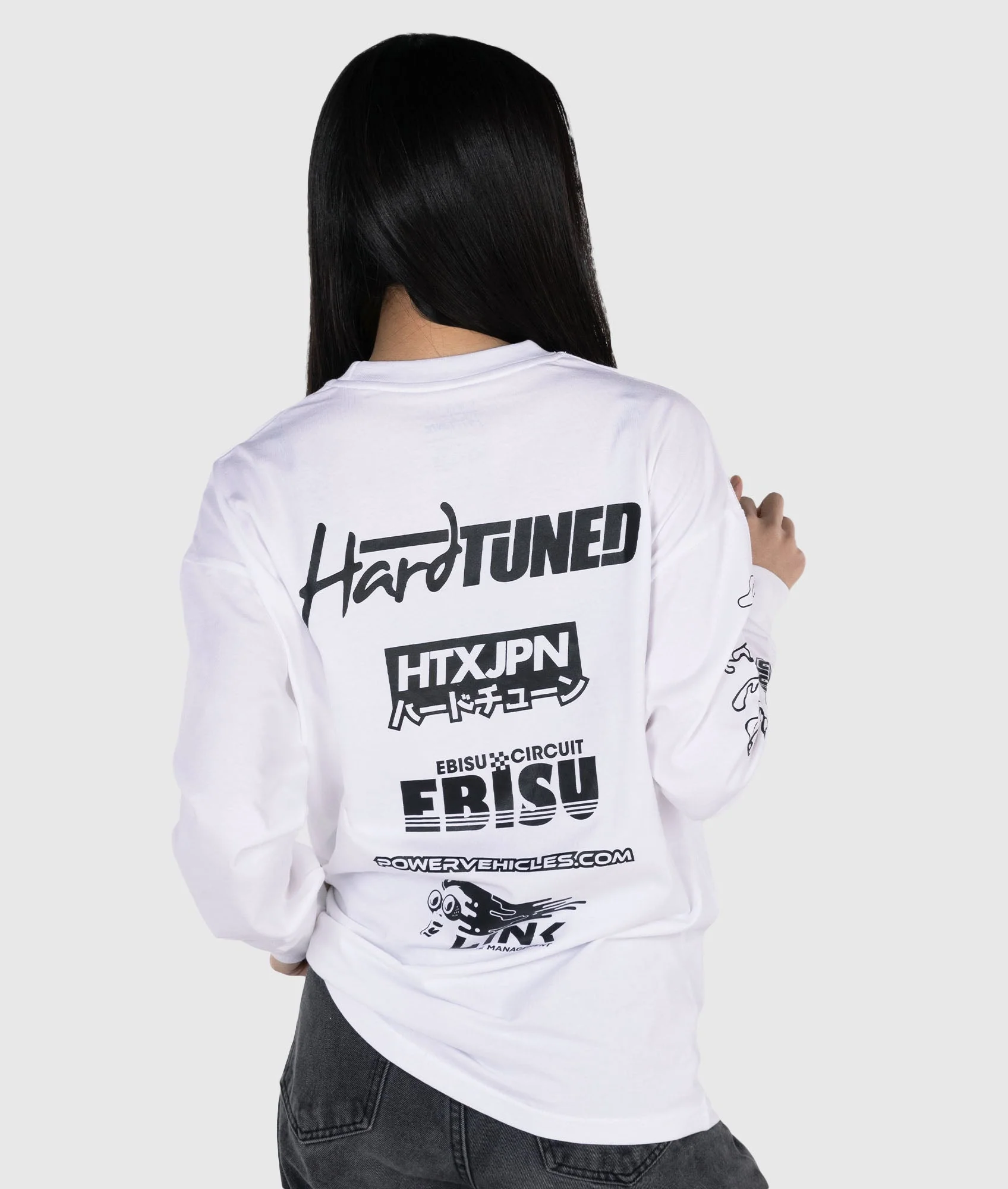 Womens Drift Matsuri Track Tee - White - Image 8