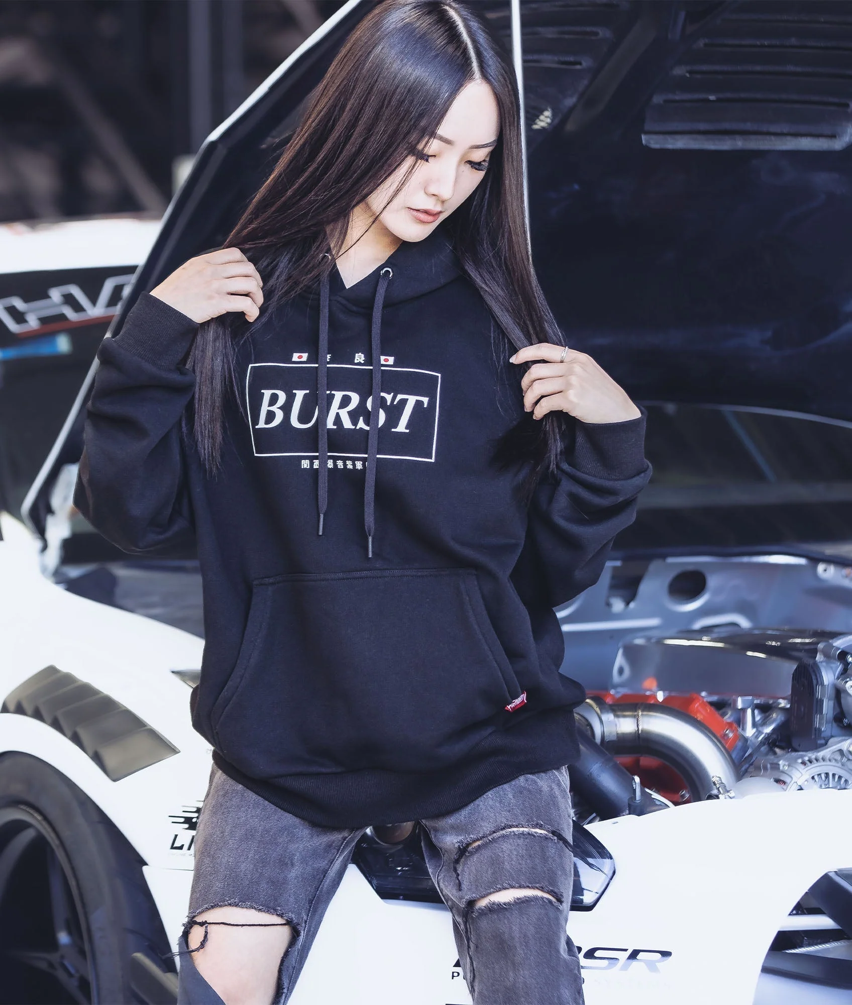 Women's Team Burst! Hoodie (Naoki Nakamura) - Image 3