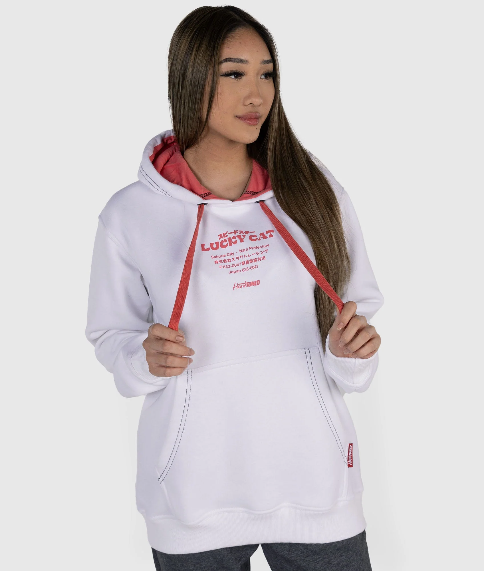 Womens Lucky Cat Hoodie - Image 3