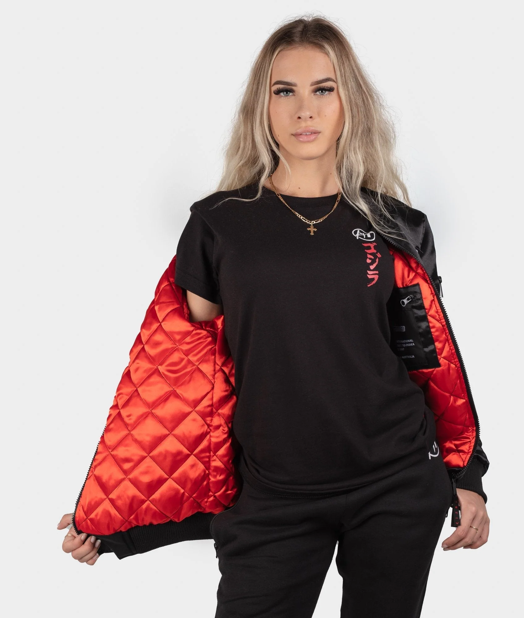 Womens Overnight Parts Bomber Jacket - Image 6