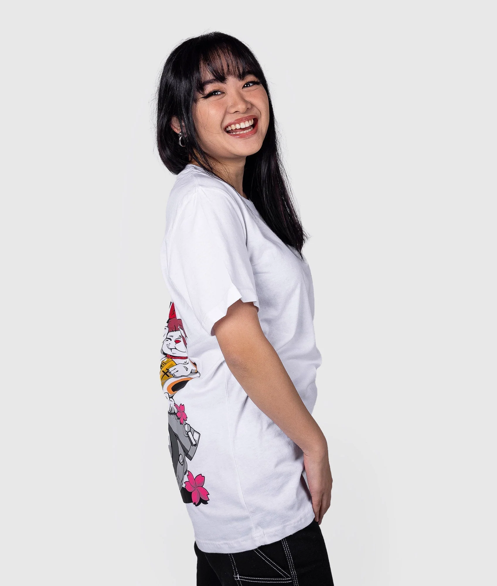 Women's Oversized Overnight Parts Kitty Tee - Image 6
