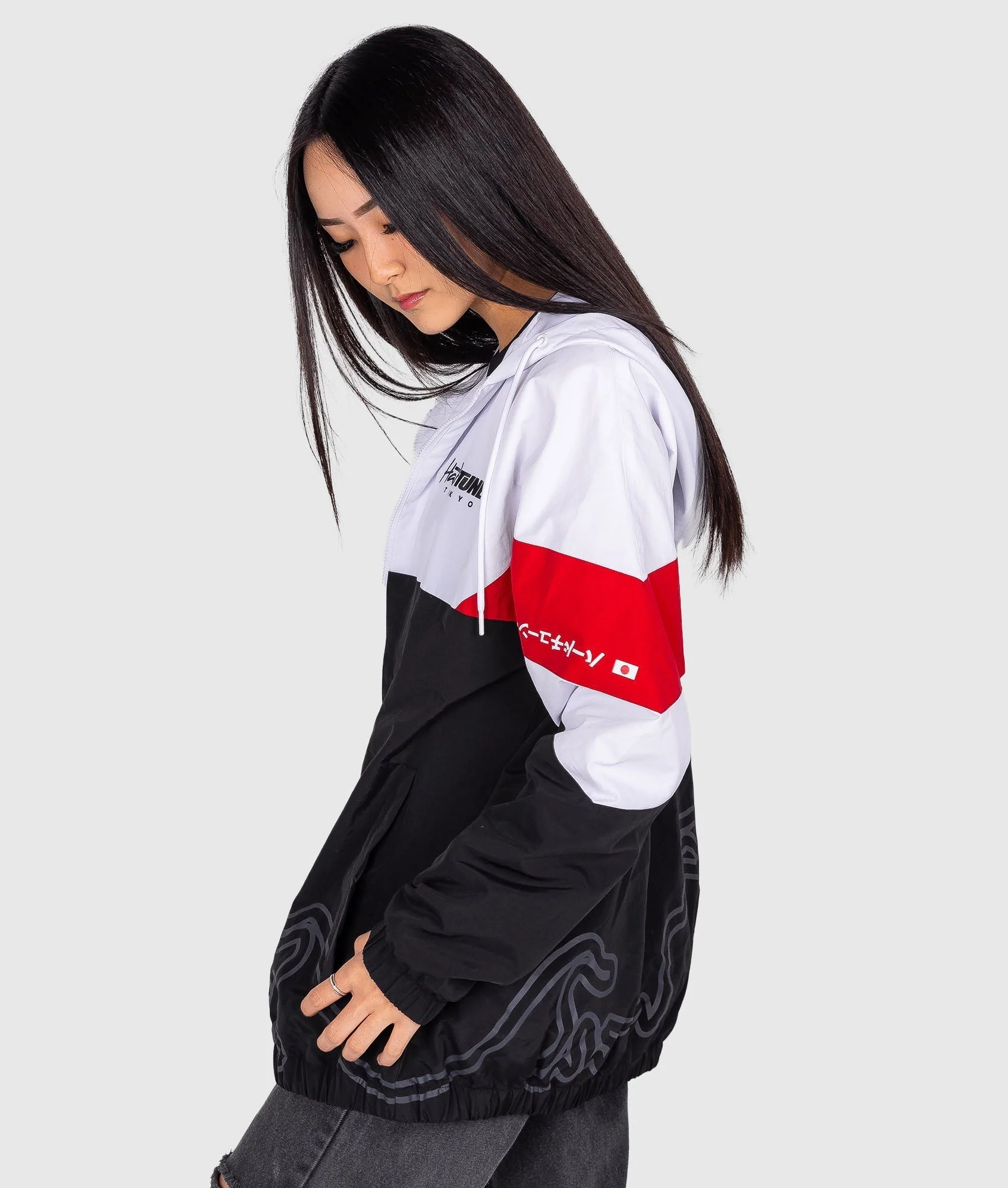 Womens Tokyo Retro Windbreaker - Image 6