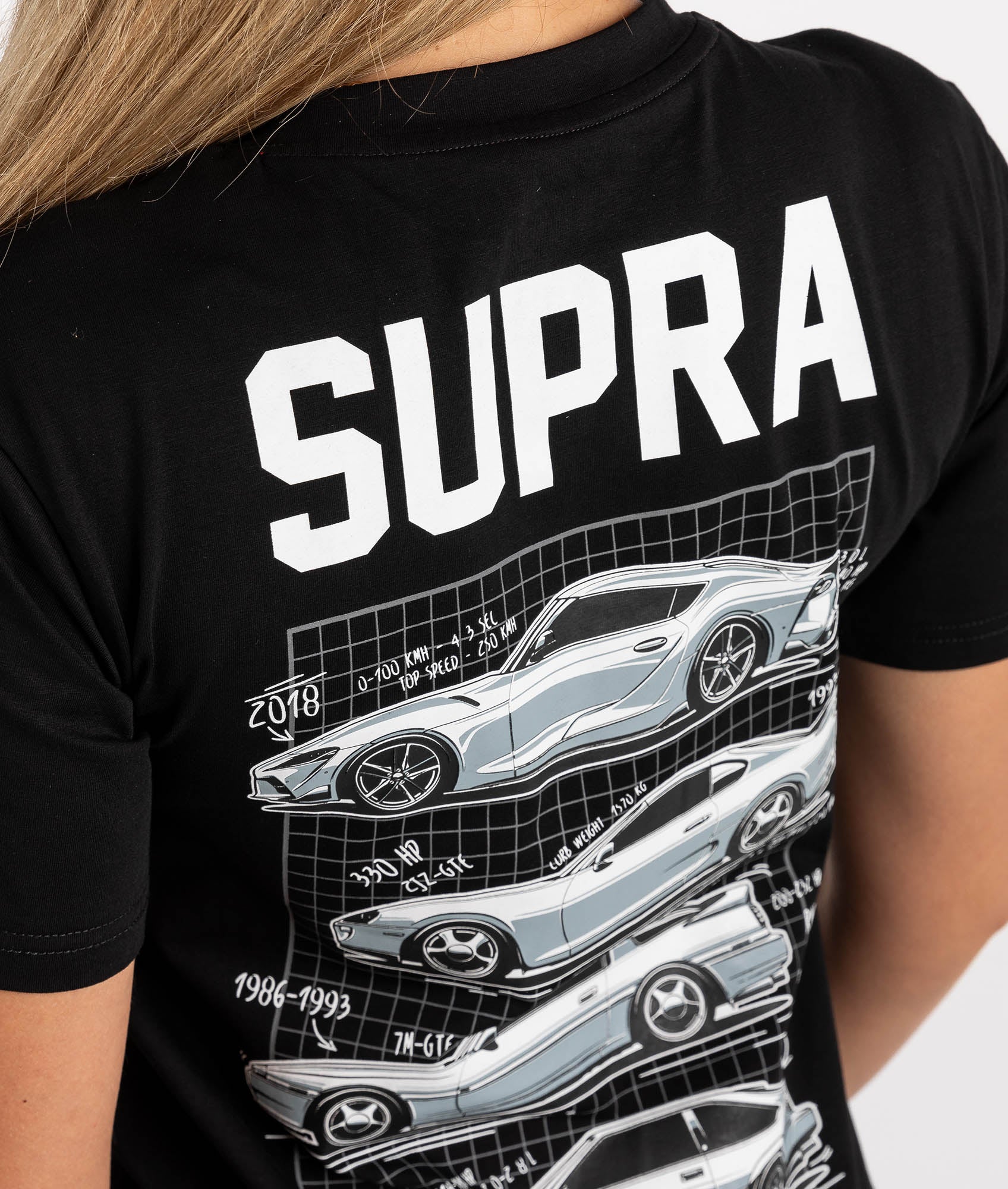 Womens Toyota Supra Generations Tee - Image 6