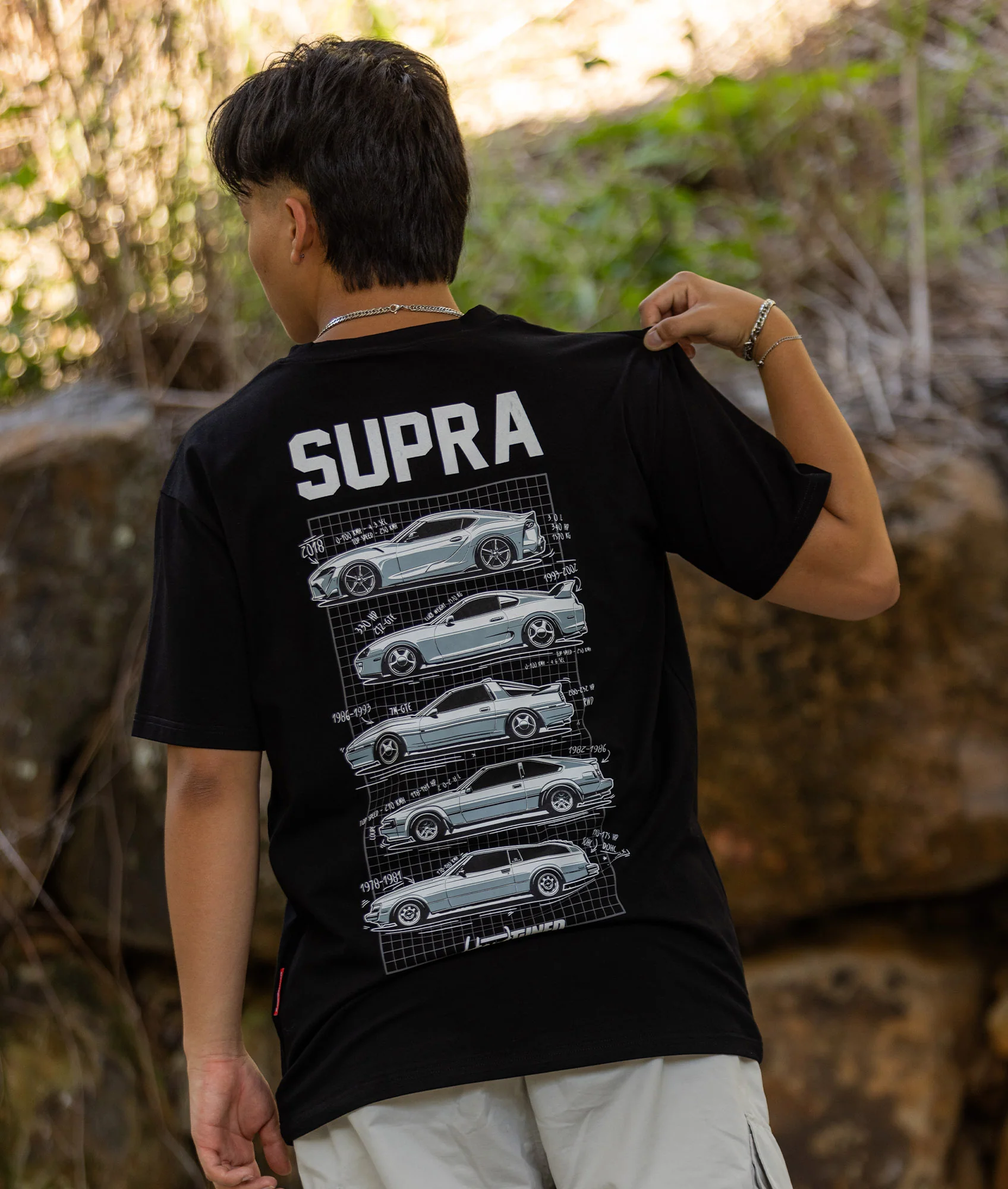 Womens Toyota Supra Generations Tee - Image 9