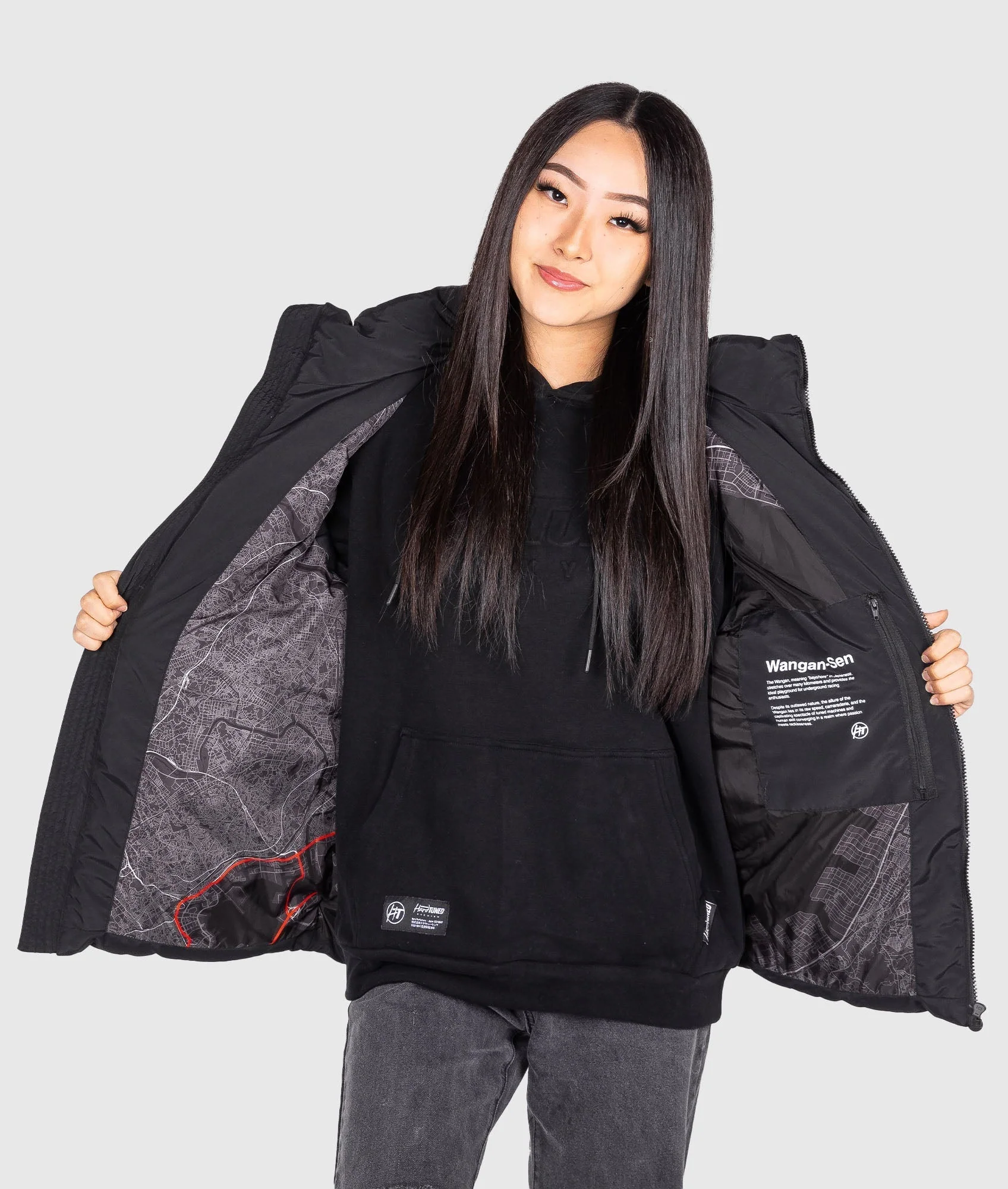 Womens Underground C1 Loop Puffer Vest - Image 2