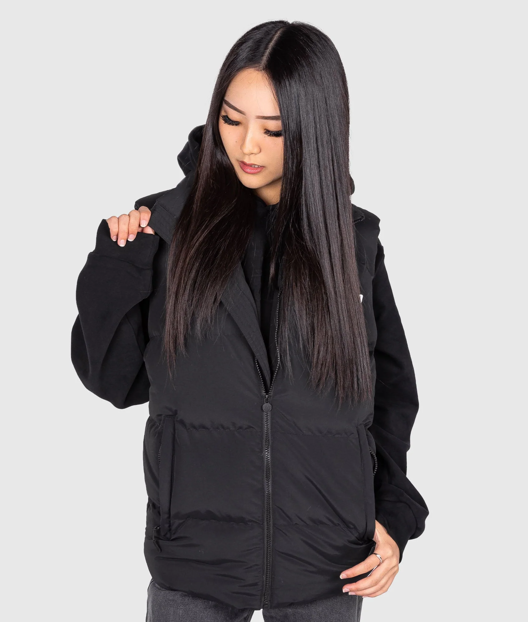 Womens Underground C1 Loop Puffer Vest - Image 3