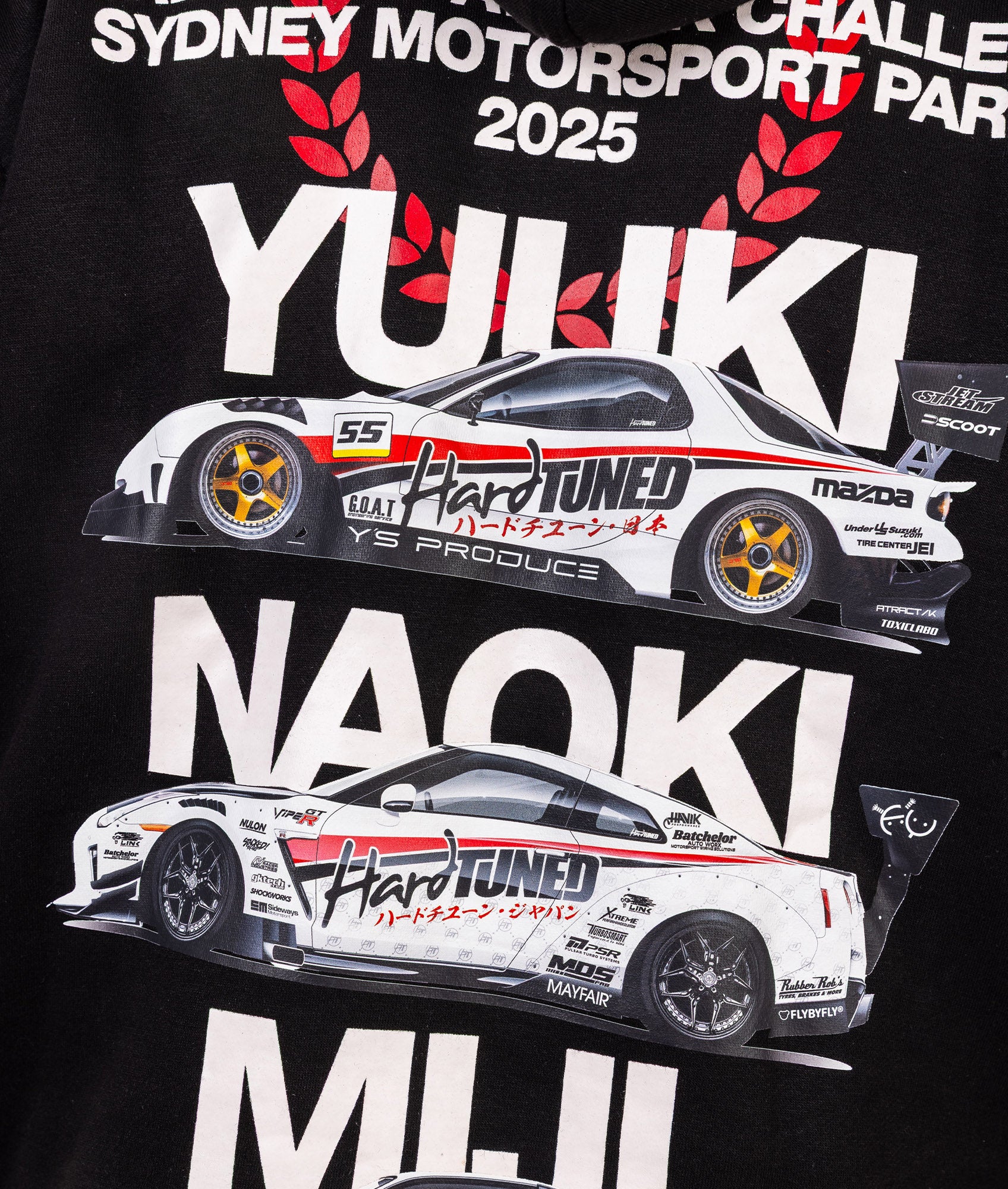 World Time Attack Team Hoodie - Black - Image 5